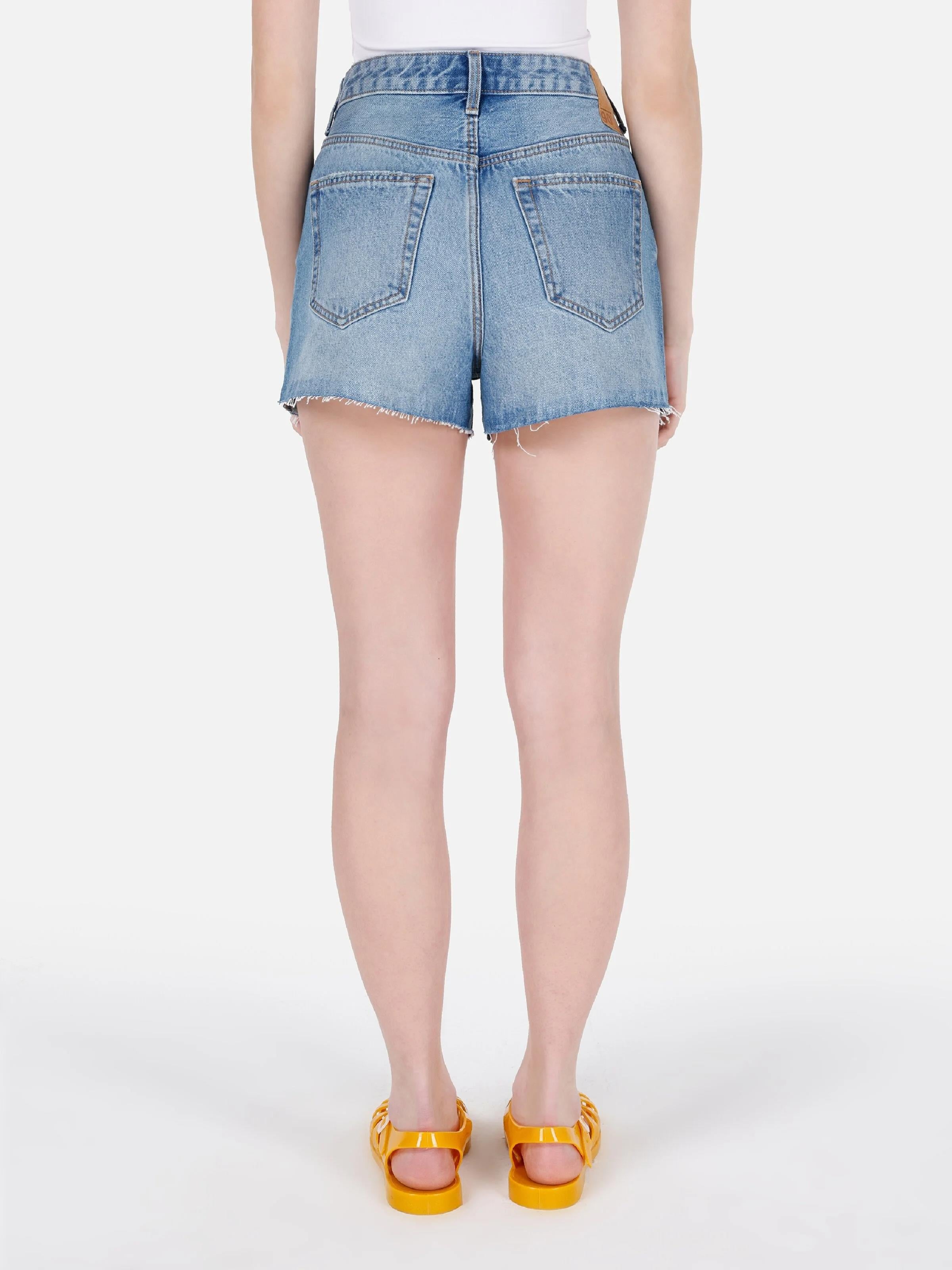 DENIM KADIN ŞORT Mom Fit
