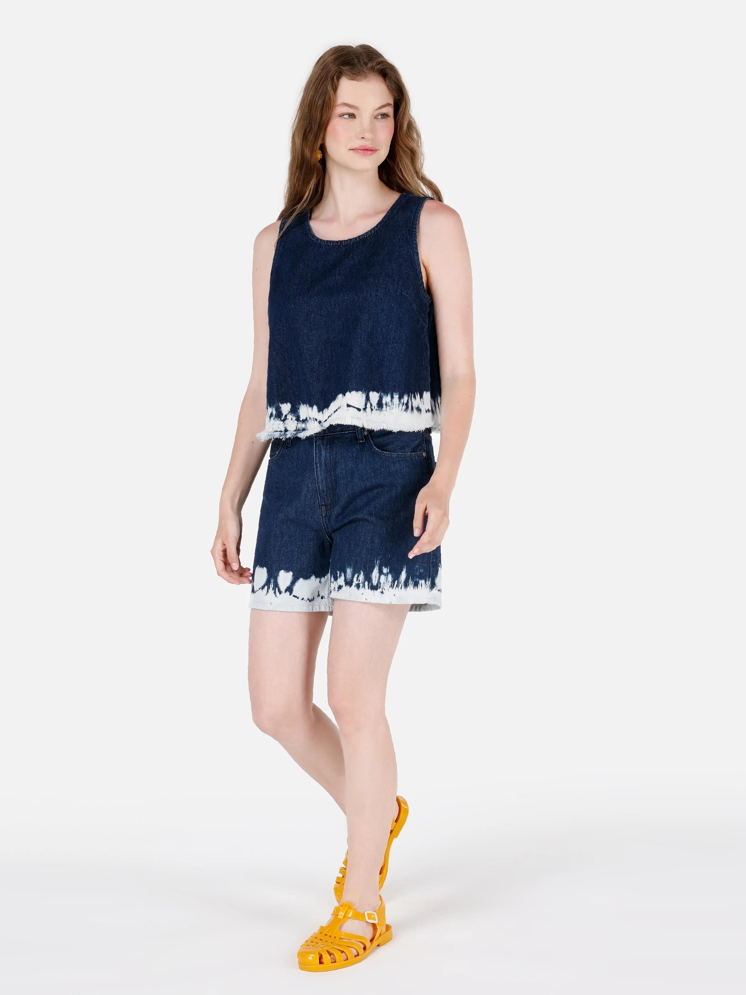 DENIM KADIN ŞORT Mom Fit