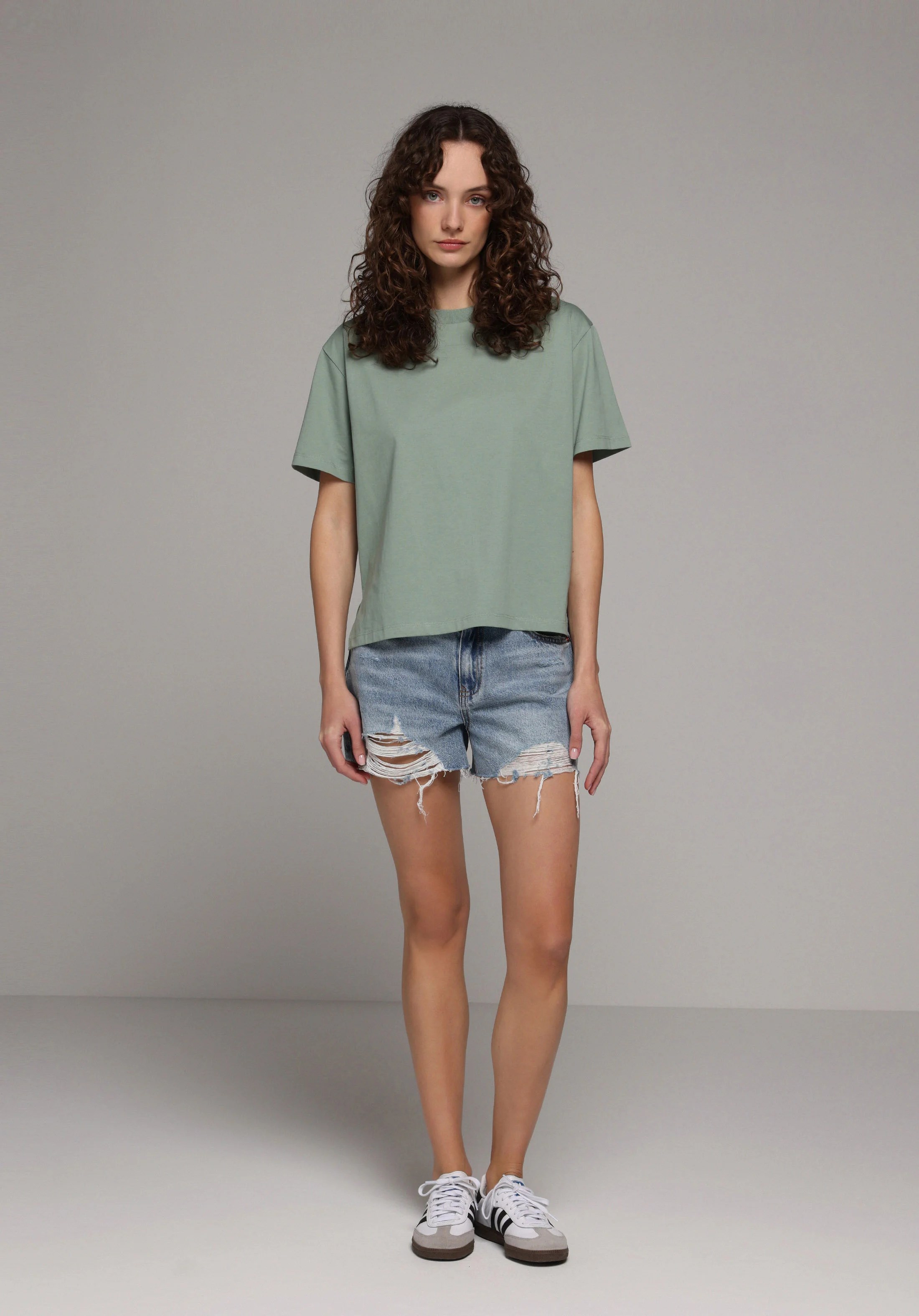 DENIM KADIN ŞORT Mom Fit