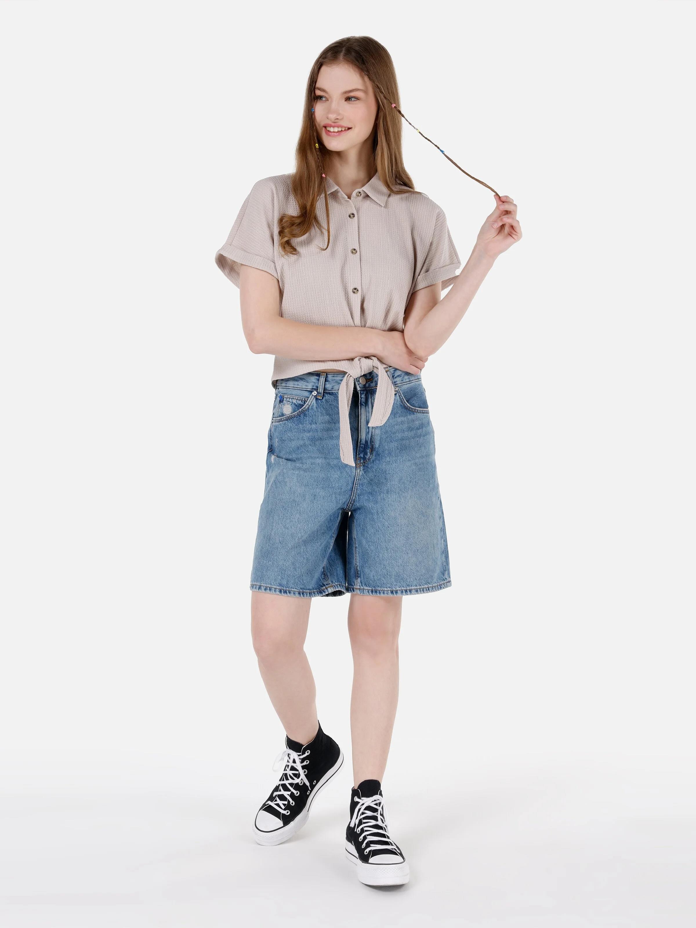DENIM KADIN ŞORT Regular Fit