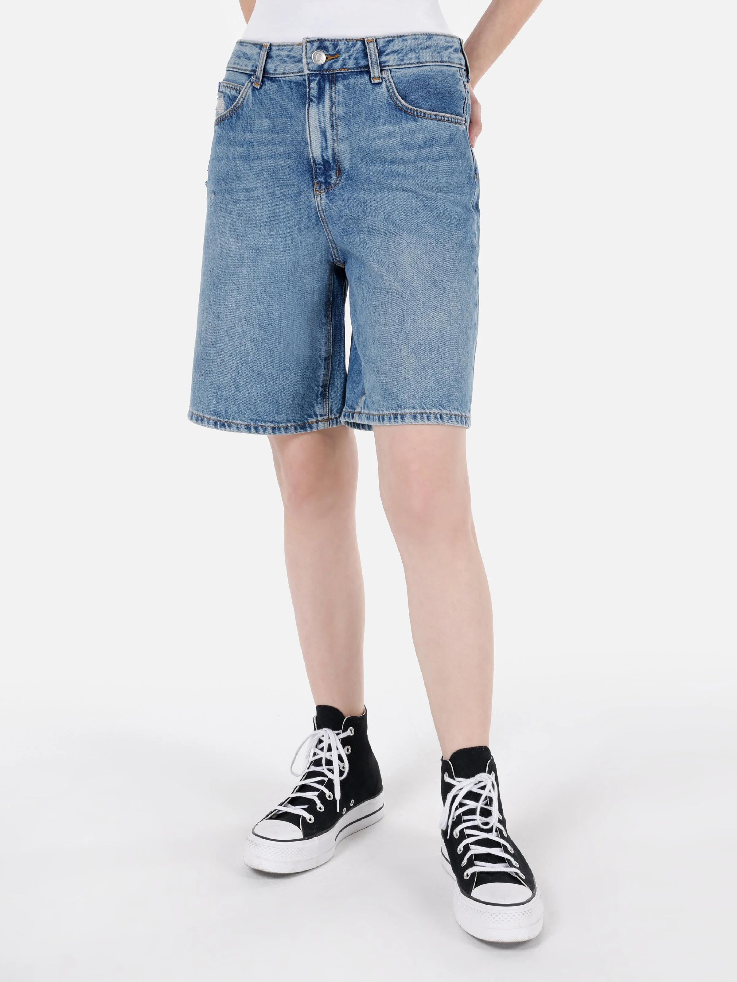 DENIM KADIN ŞORT Regular Fit
