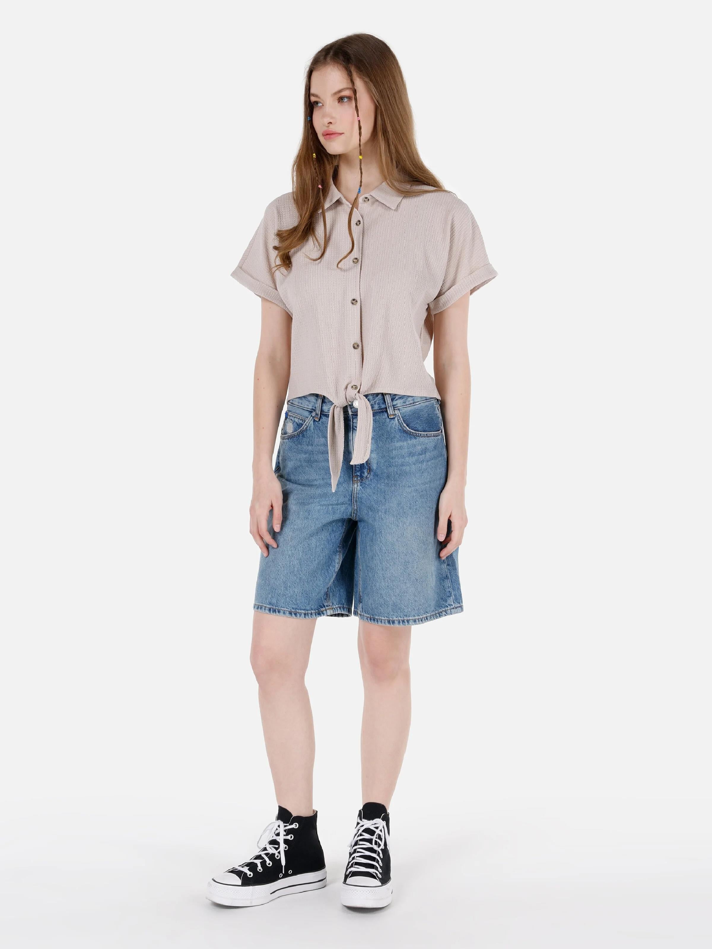 DENIM KADIN ŞORT Regular Fit
