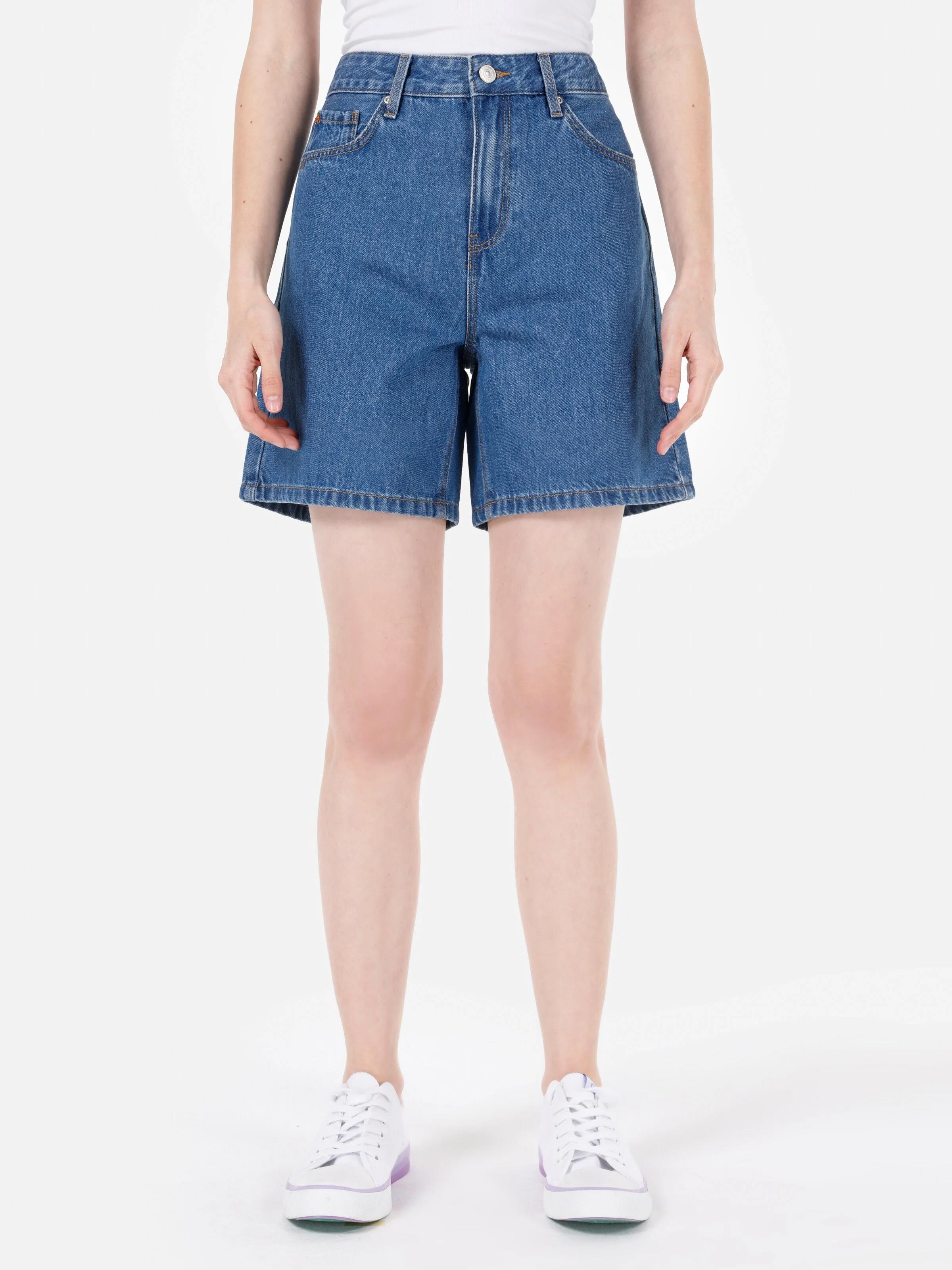DENIM KADIN ŞORT Wıde Fit