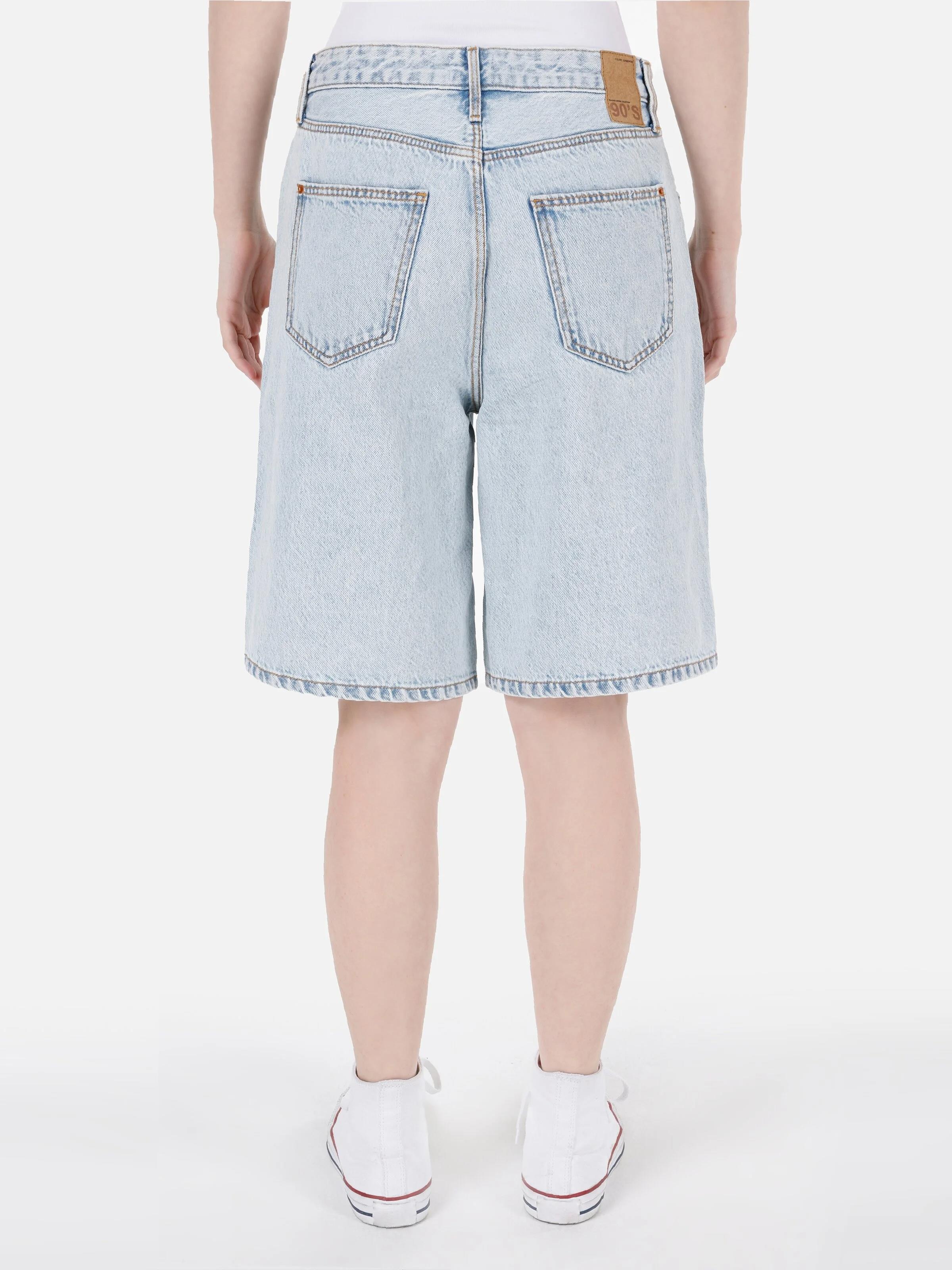 DENIM KADIN ŞORT Wıde Fit