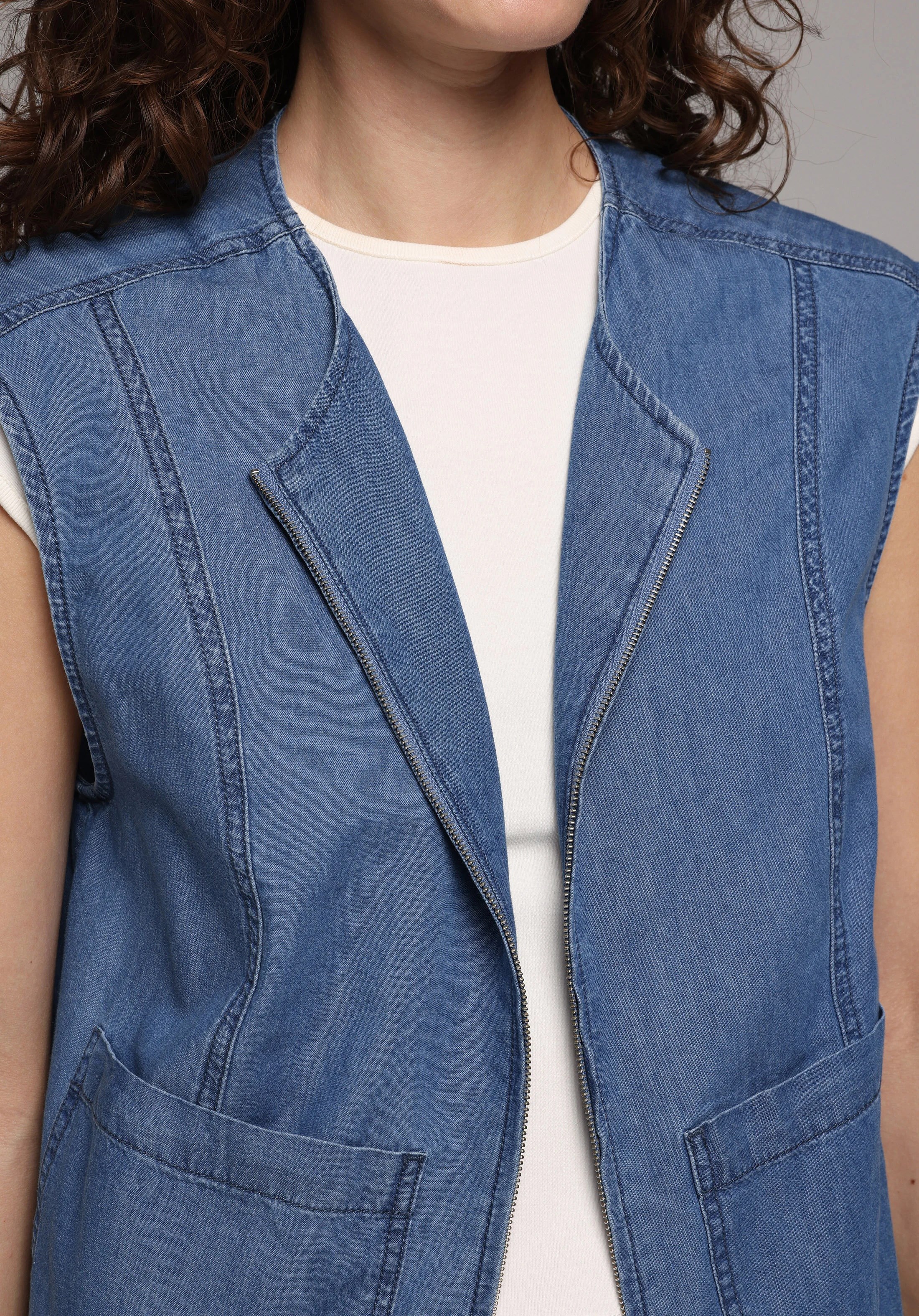 DENIM KADIN YELEK Regular Fit