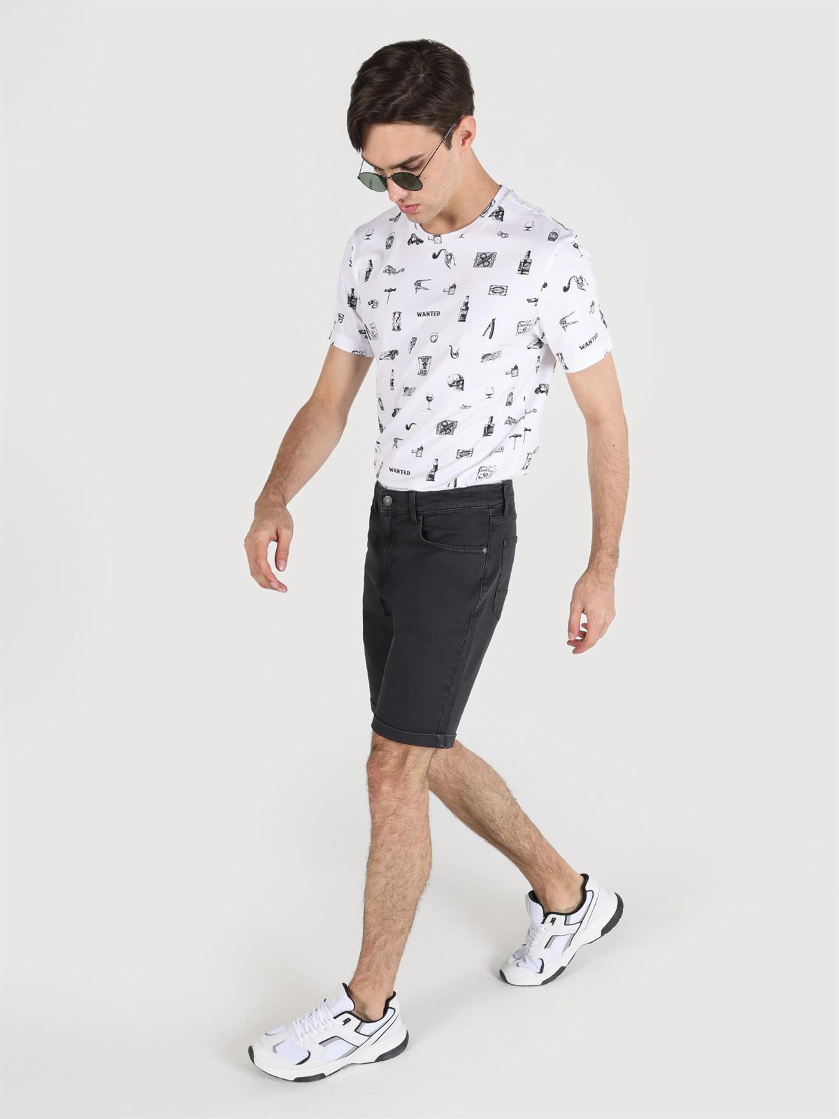 DOKUMA ALT ERKEK ŞORT Regular Fit