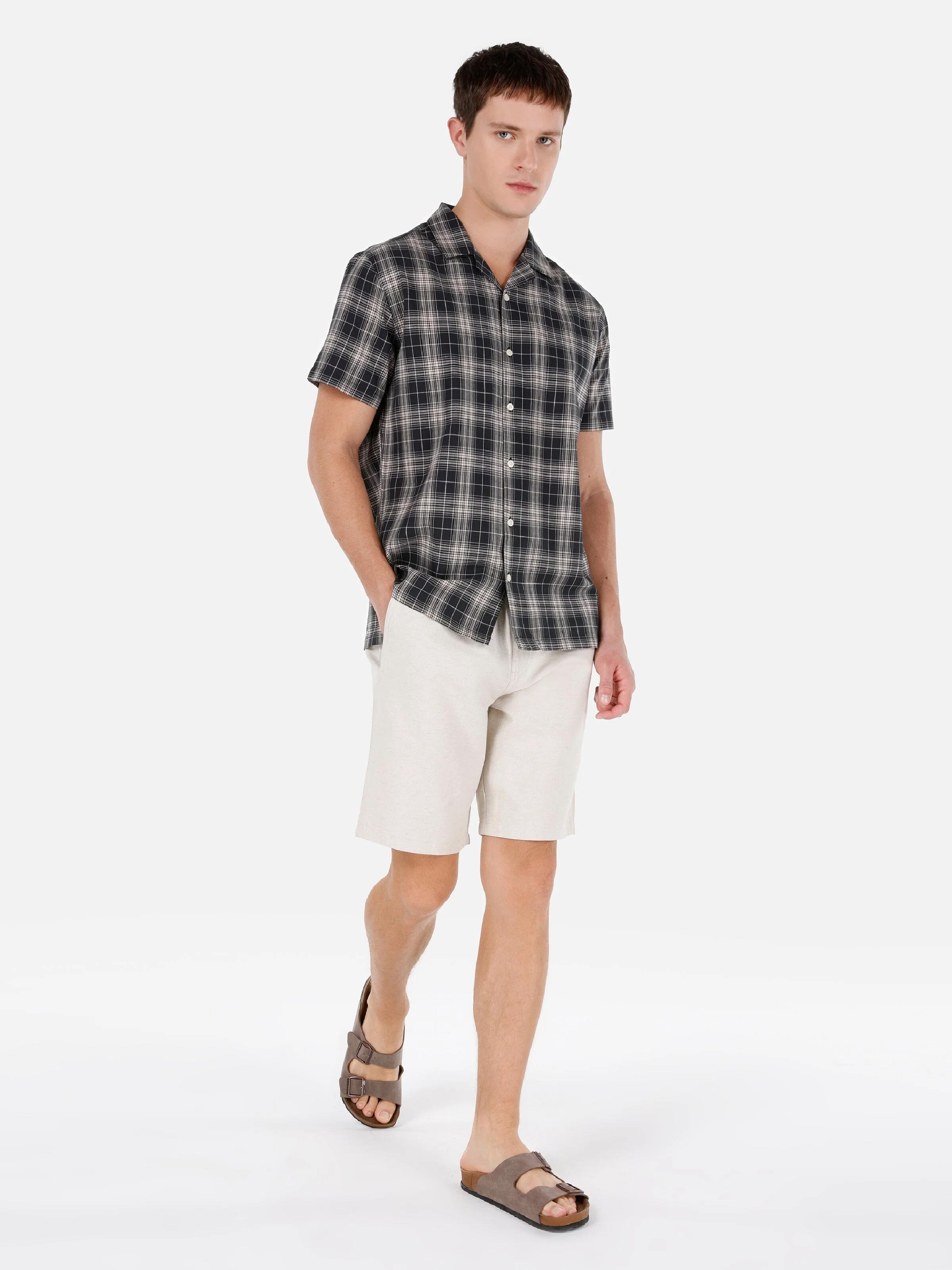 DOKUMA ALT ERKEK ŞORT Regular Fit