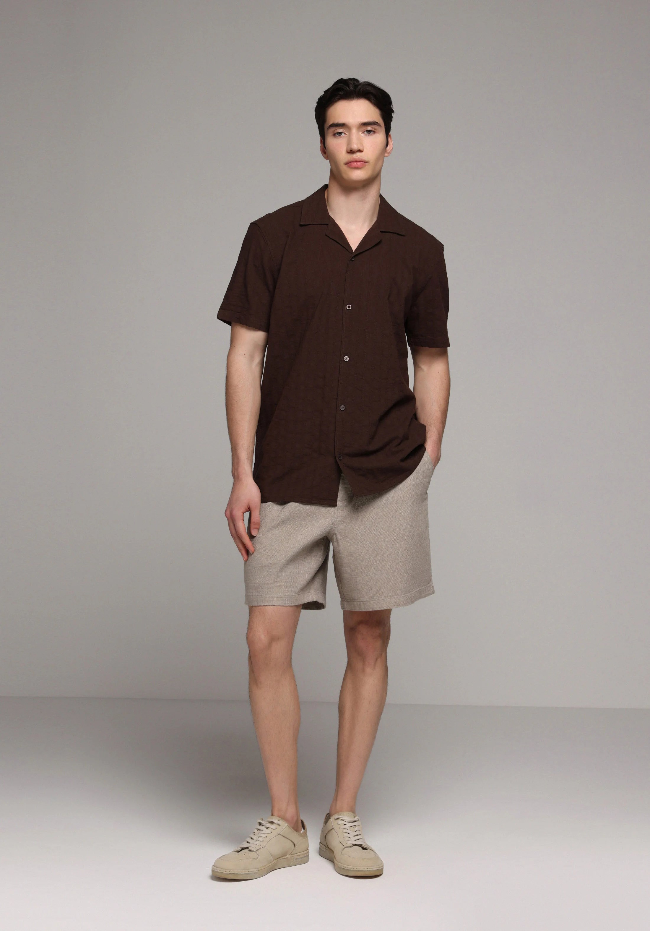 DOKUMA ALT ERKEK ŞORT Relaxed fit
