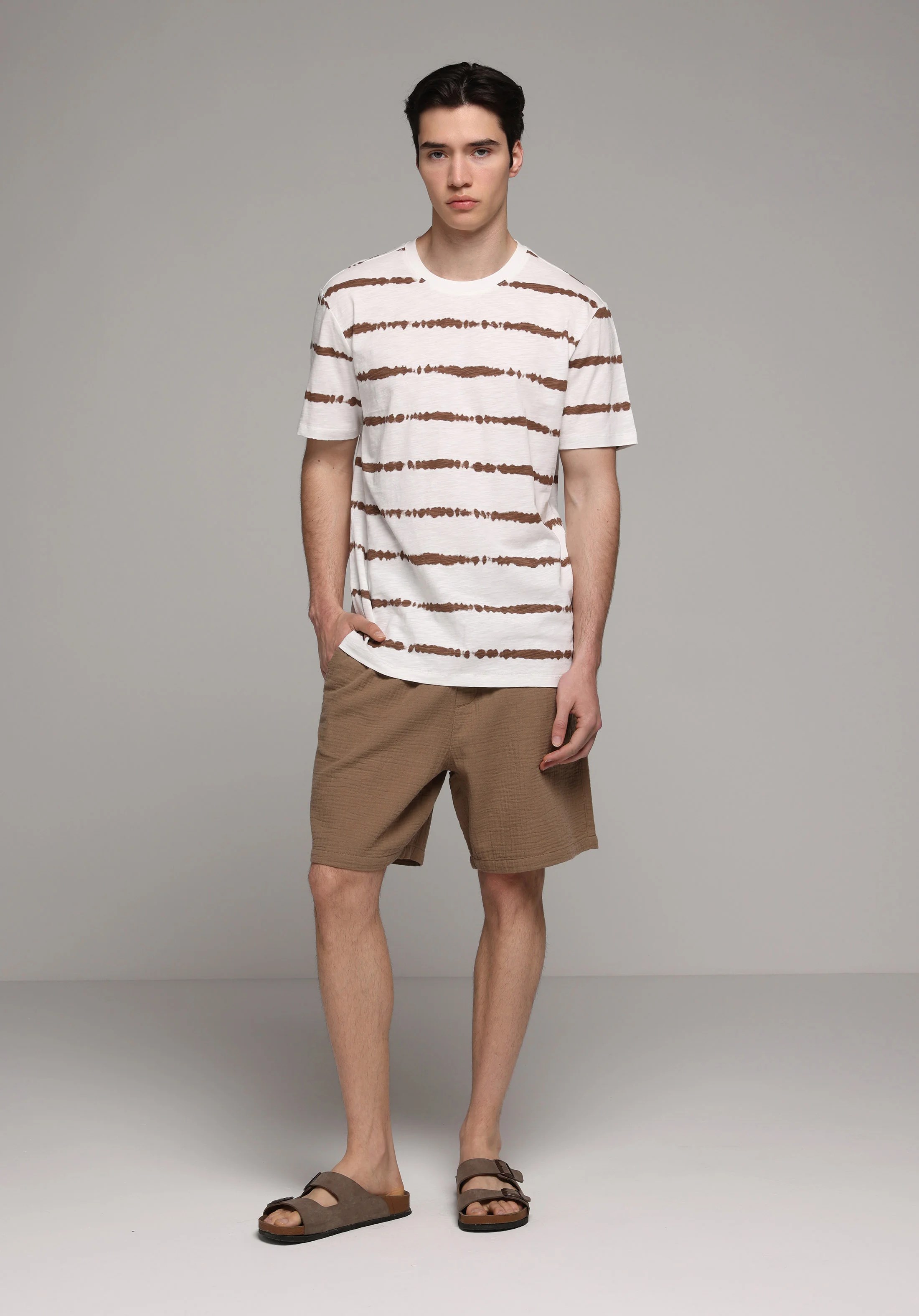 DOKUMA ALT ERKEK ŞORT Relaxed fit