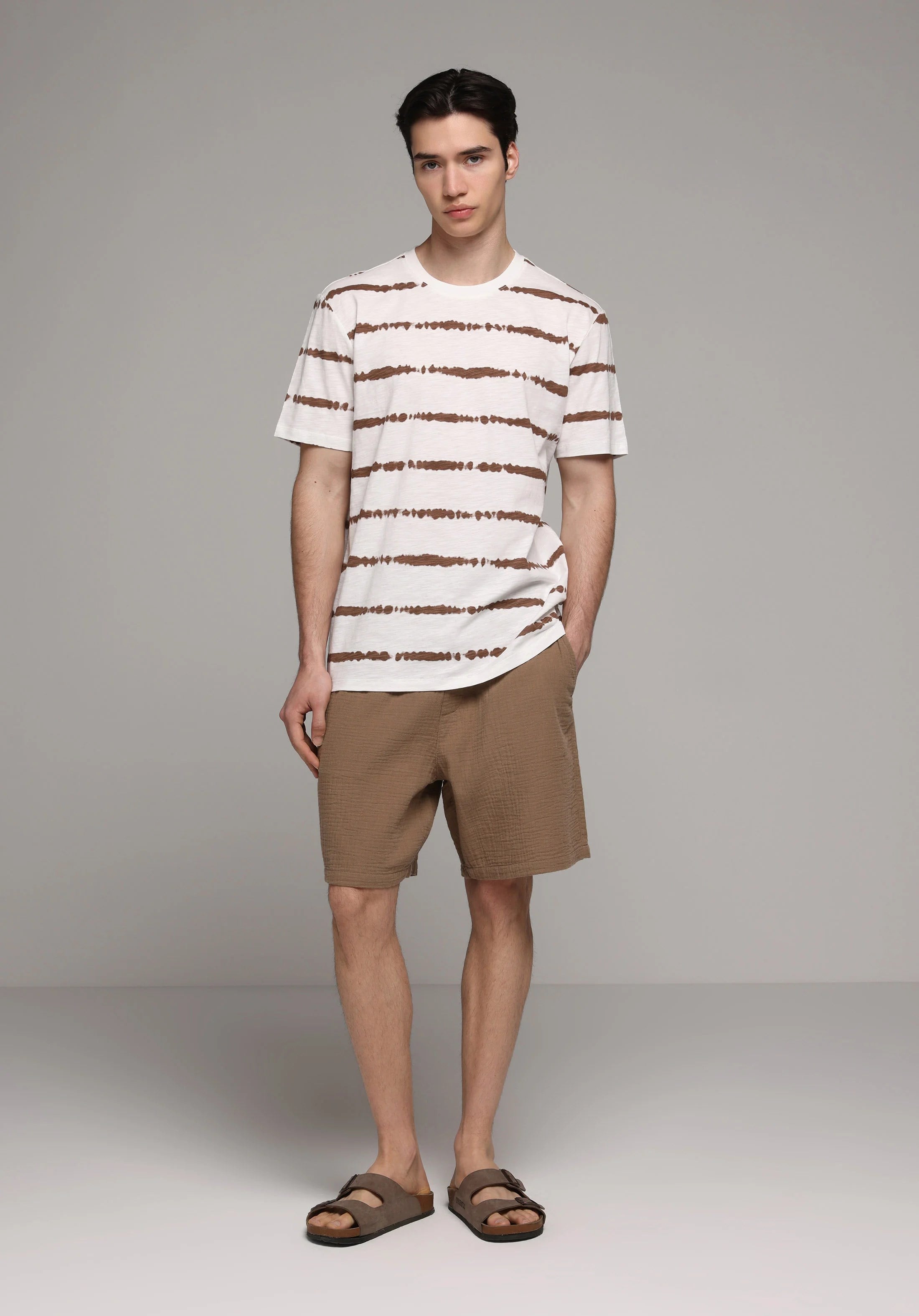 DOKUMA ALT ERKEK ŞORT Relaxed fit