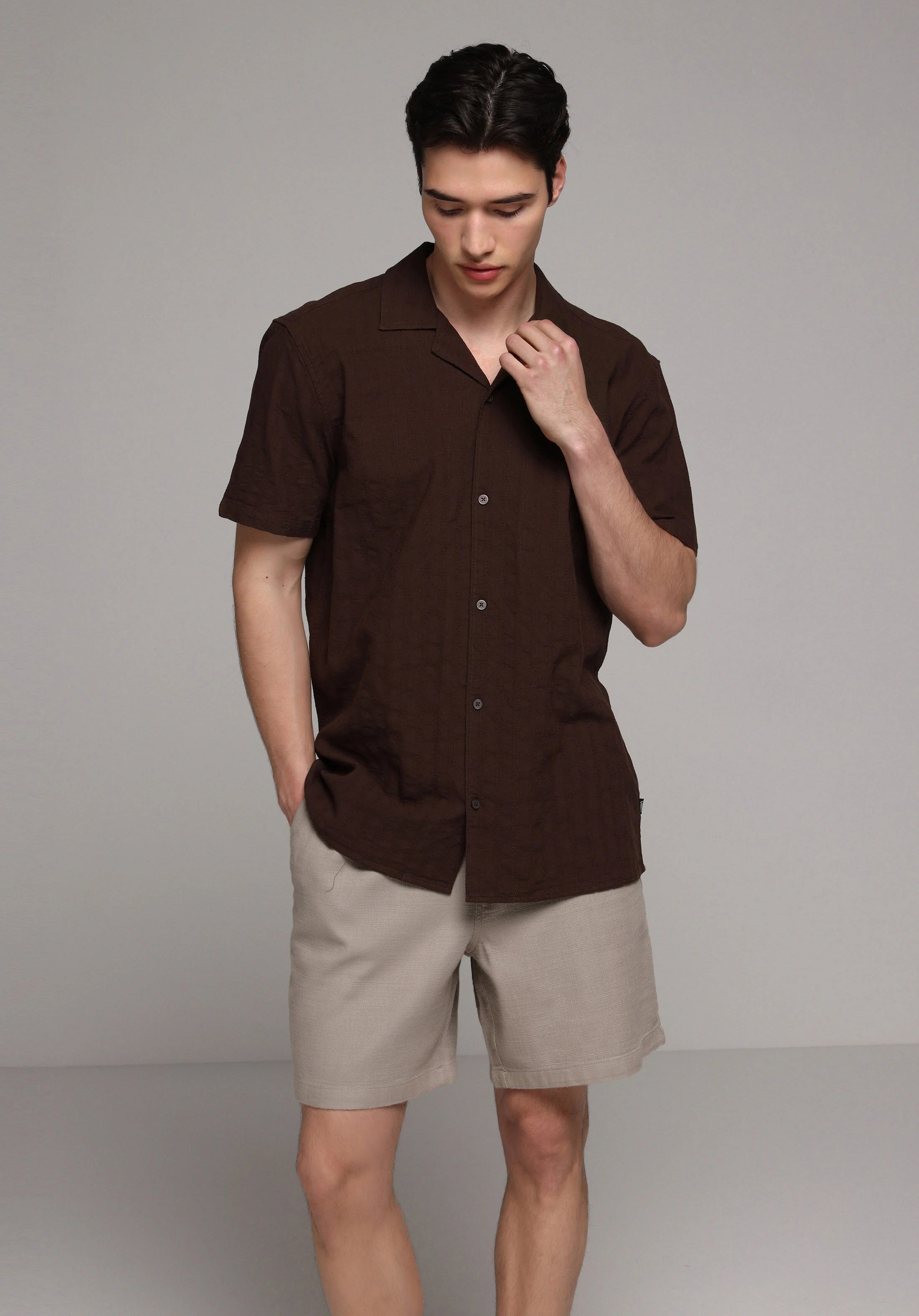 DOKUMA ALT ERKEK ŞORT Relaxed fit