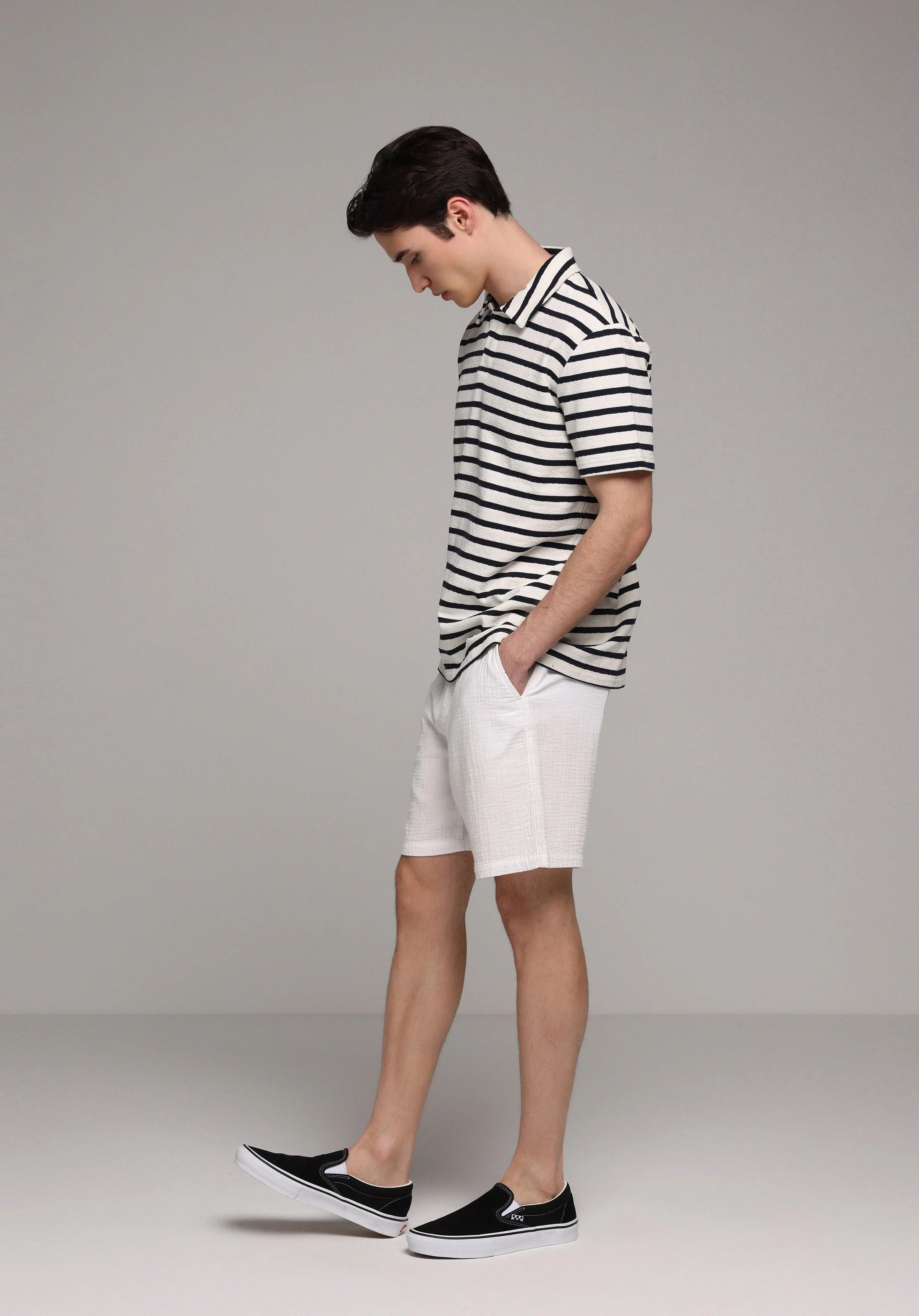 DOKUMA ALT ERKEK ŞORT Relaxed fit