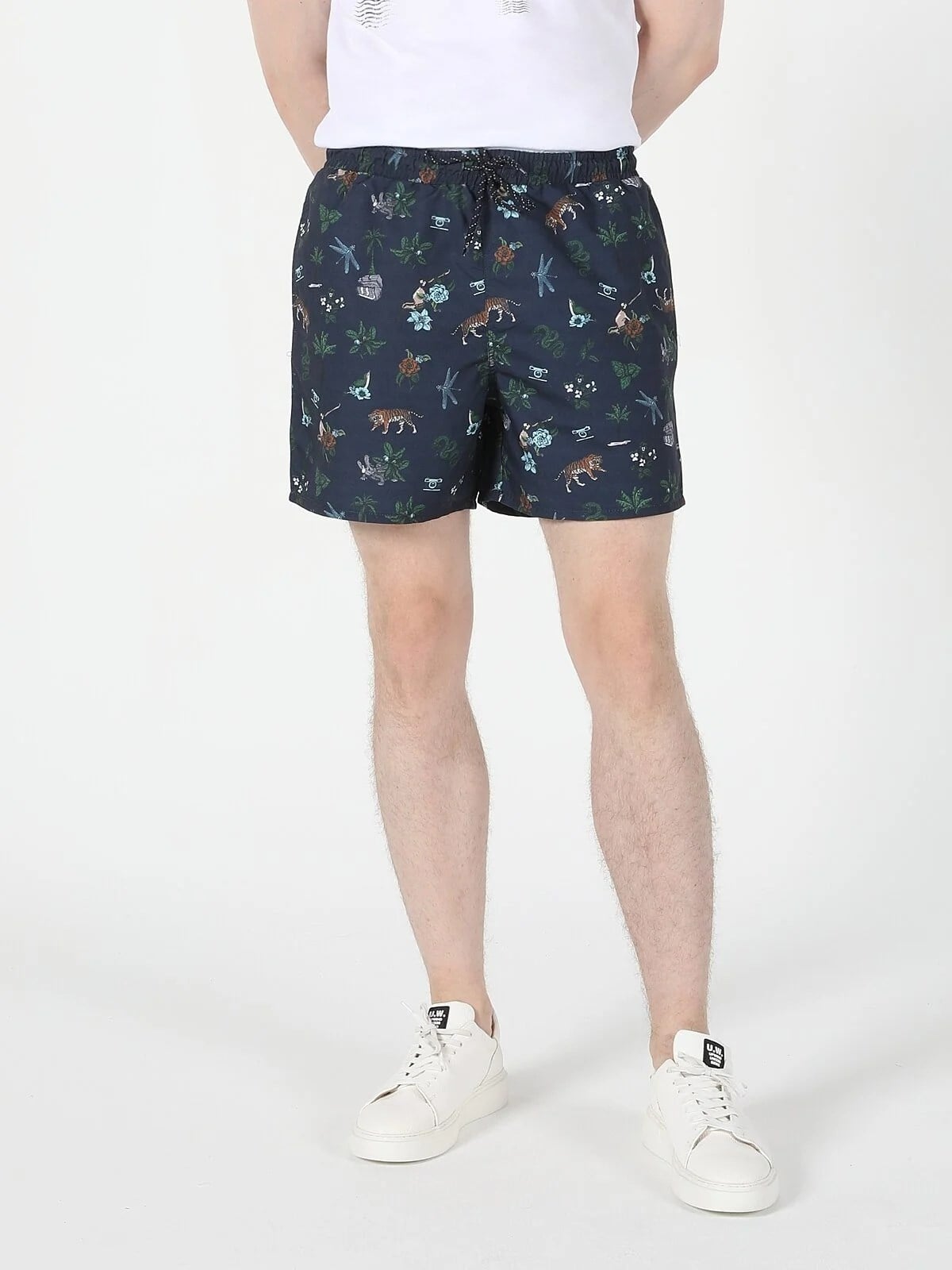 DOKUMA ALT ERKEK YÜZME ŞORT Regular Fit