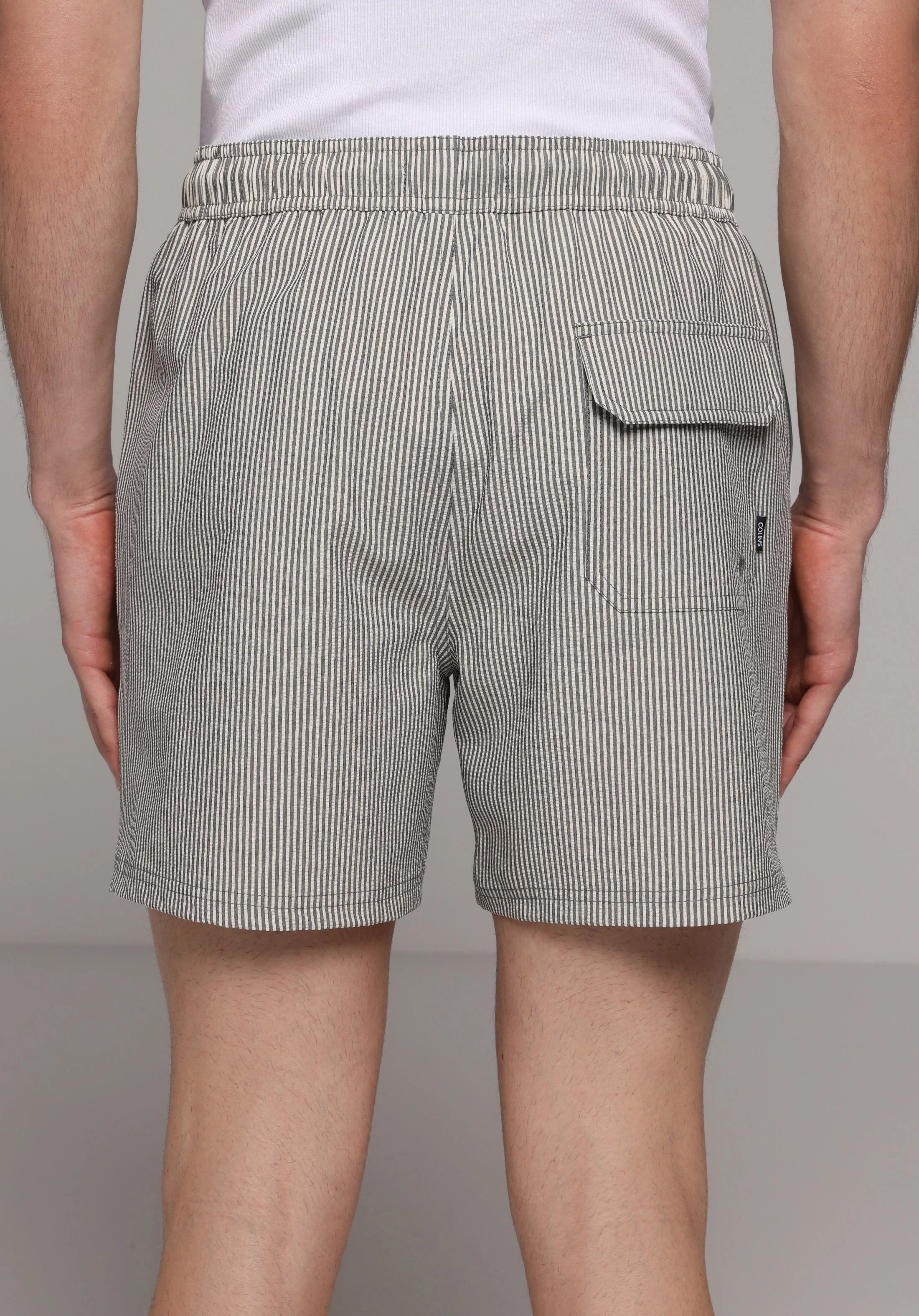 DOKUMA ALT ERKEK YÜZME ŞORT Slim Fit