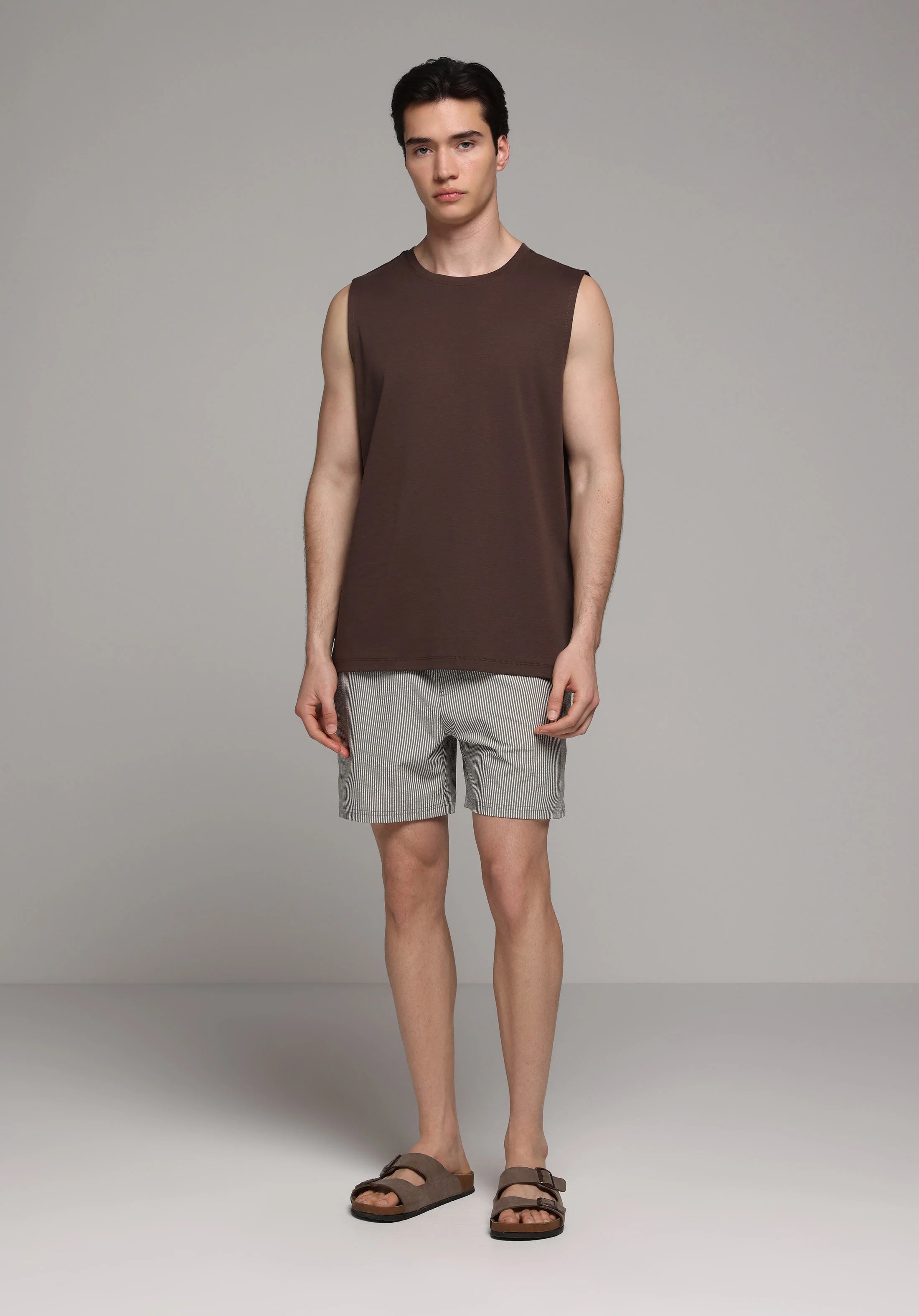 DOKUMA ALT ERKEK YÜZME ŞORT Slim Fit