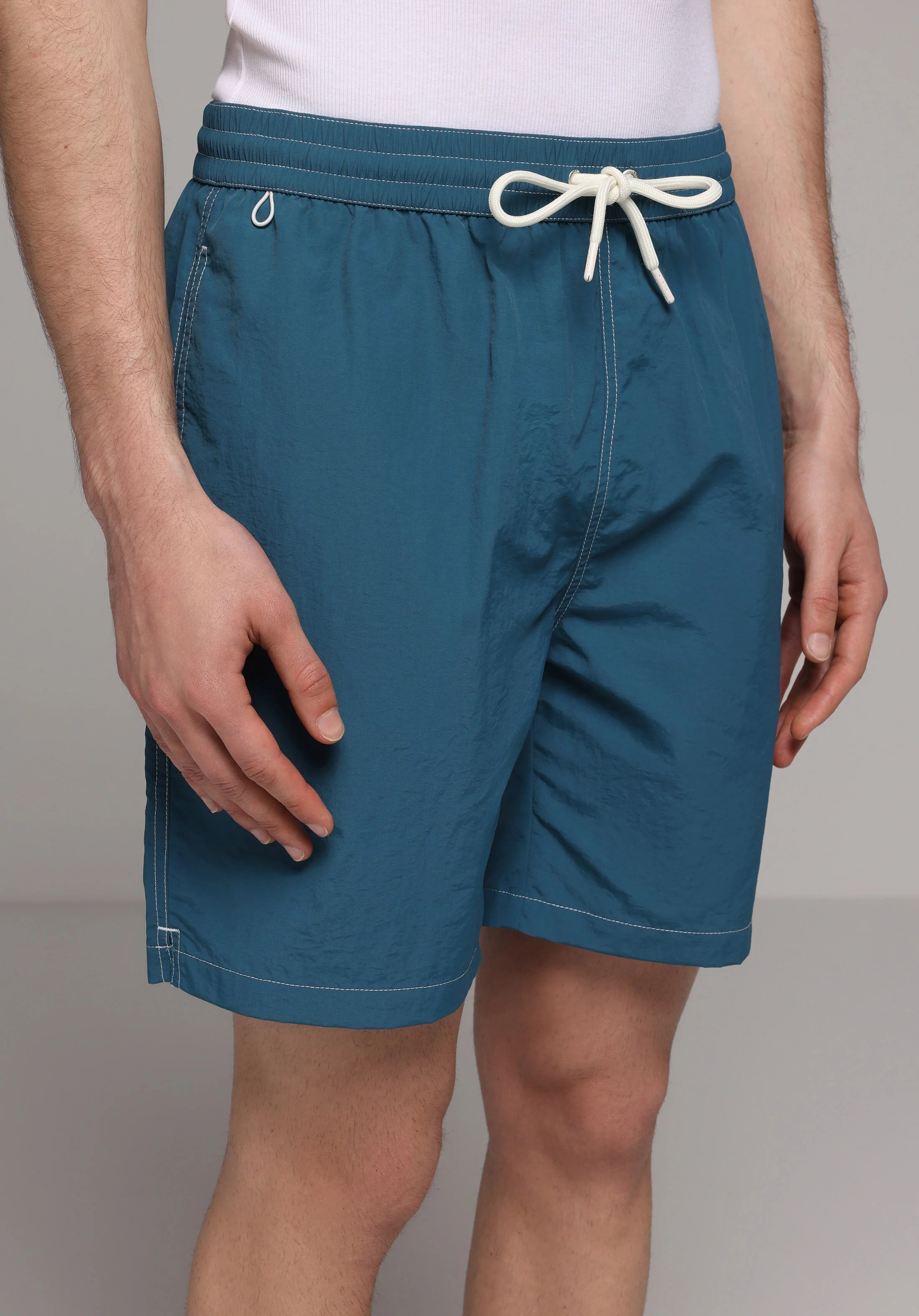 DOKUMA ALT ERKEK YÜZME ŞORT Slim Fit