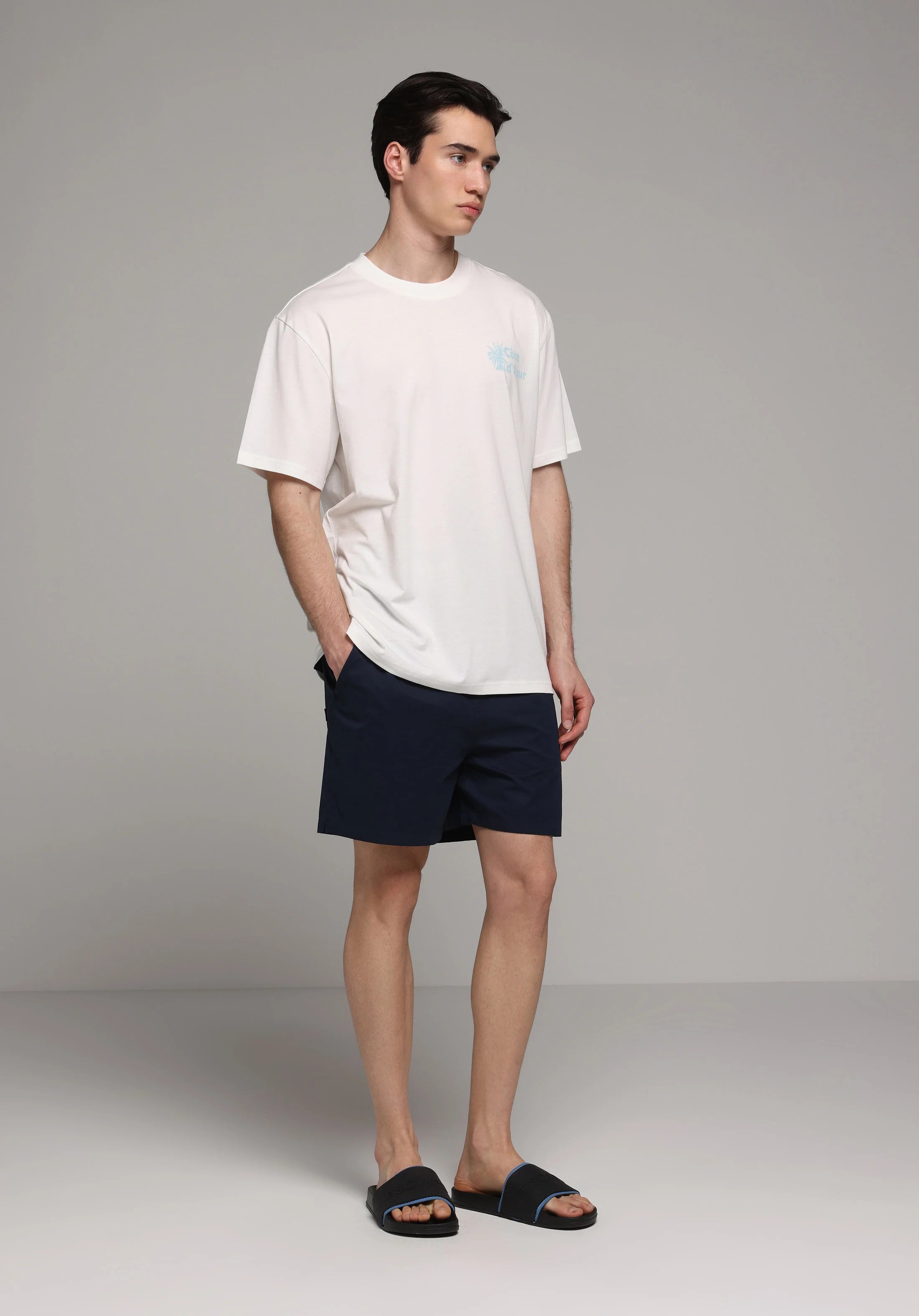 DOKUMA ALT ERKEK YÜZME ŞORT Slim Fit