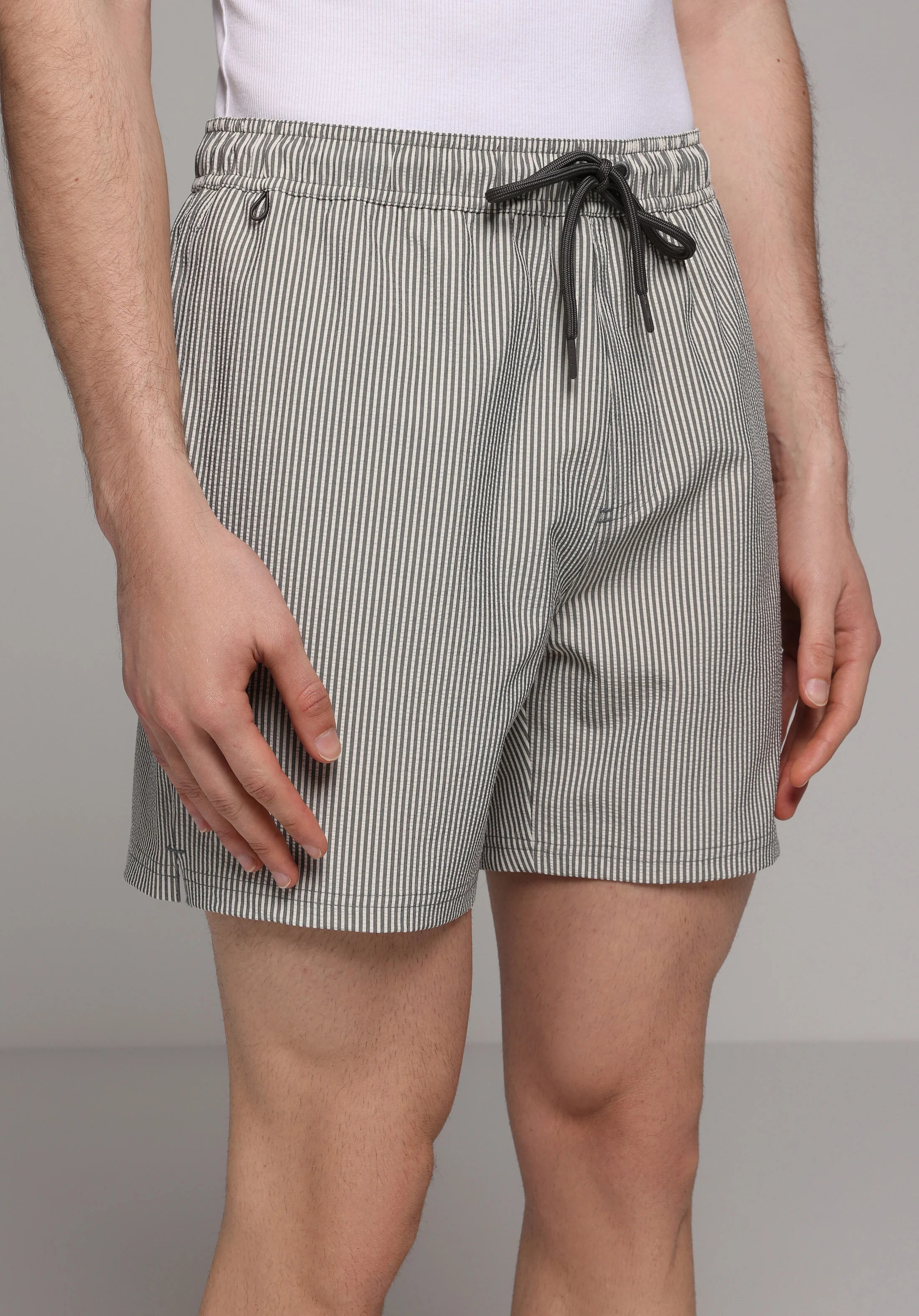 DOKUMA ALT ERKEK YÜZME ŞORT Slim Fit