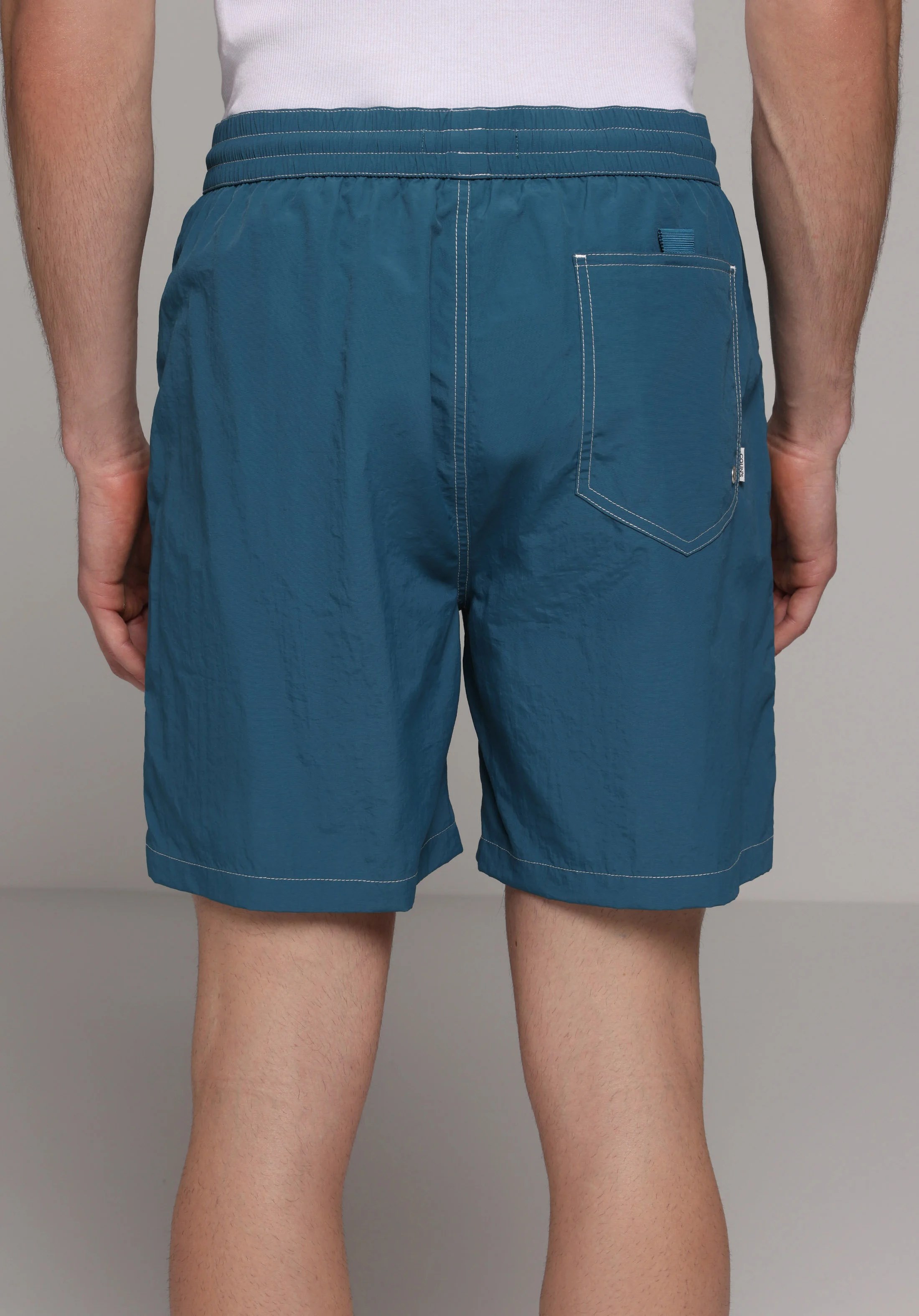 DOKUMA ALT ERKEK YÜZME ŞORT Slim Fit