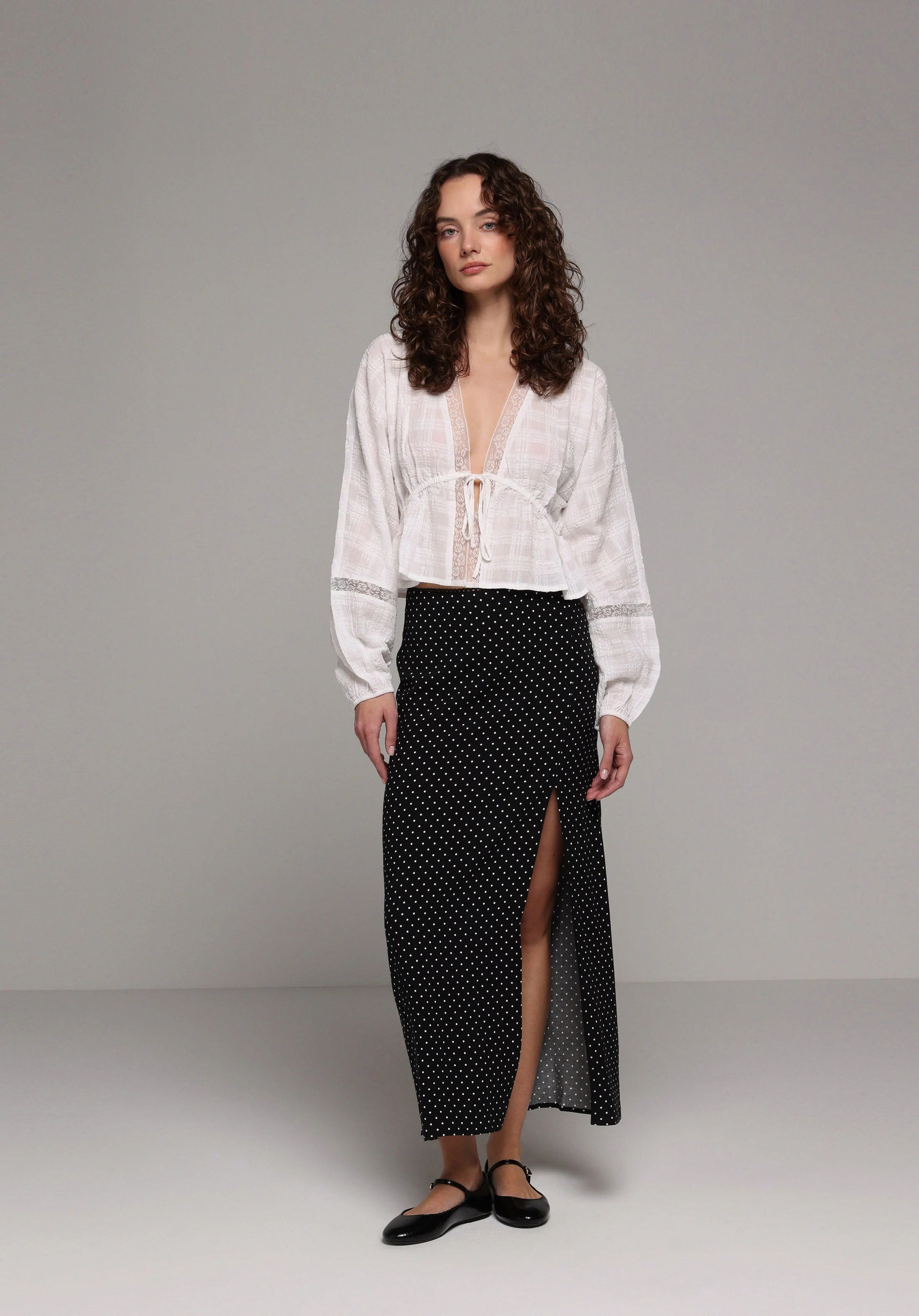 DOKUMA ALT KADIN ETEK Maxi Length