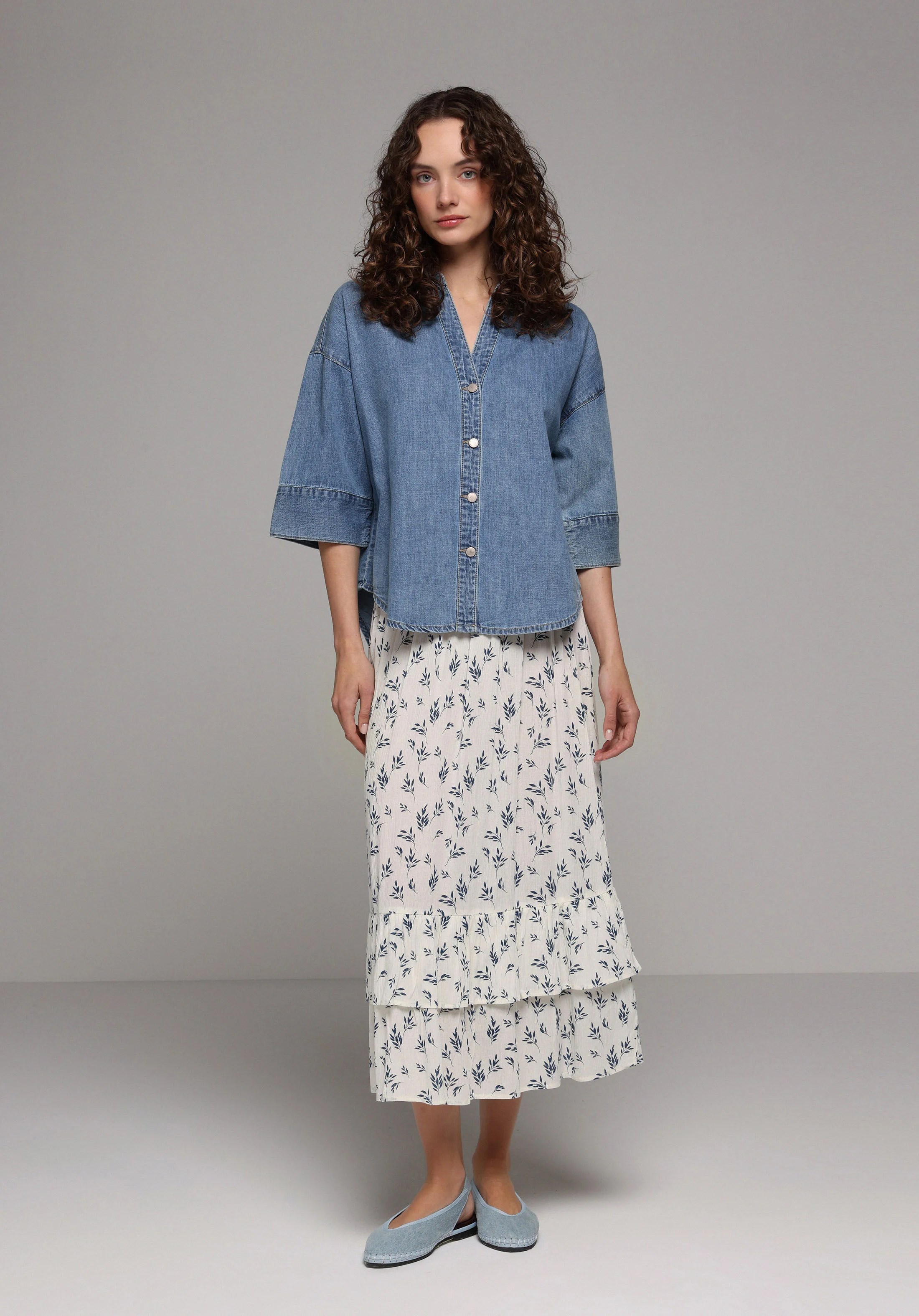 DOKUMA ALT KADIN ETEK Maxi Length