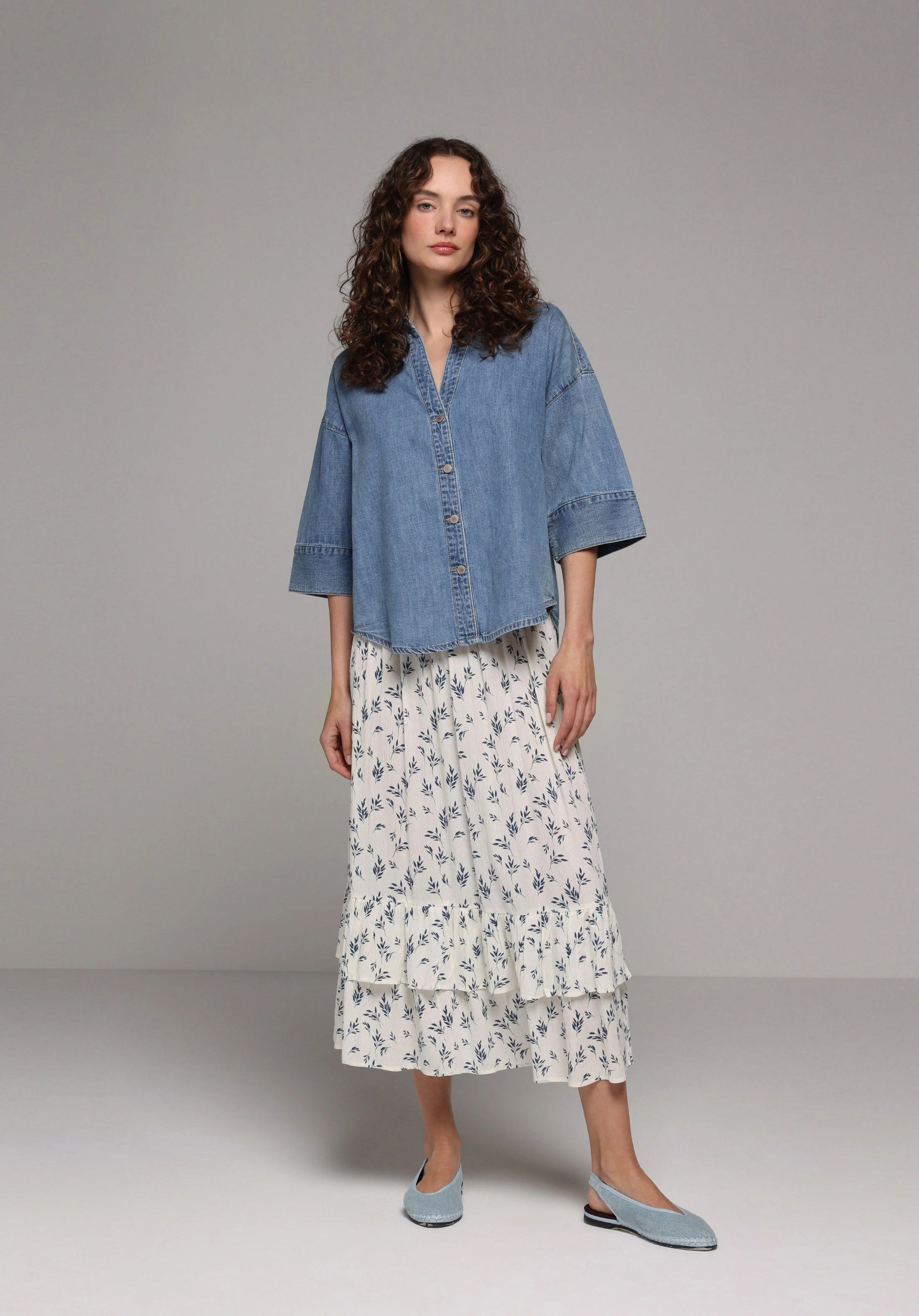DOKUMA ALT KADIN ETEK Maxi Length