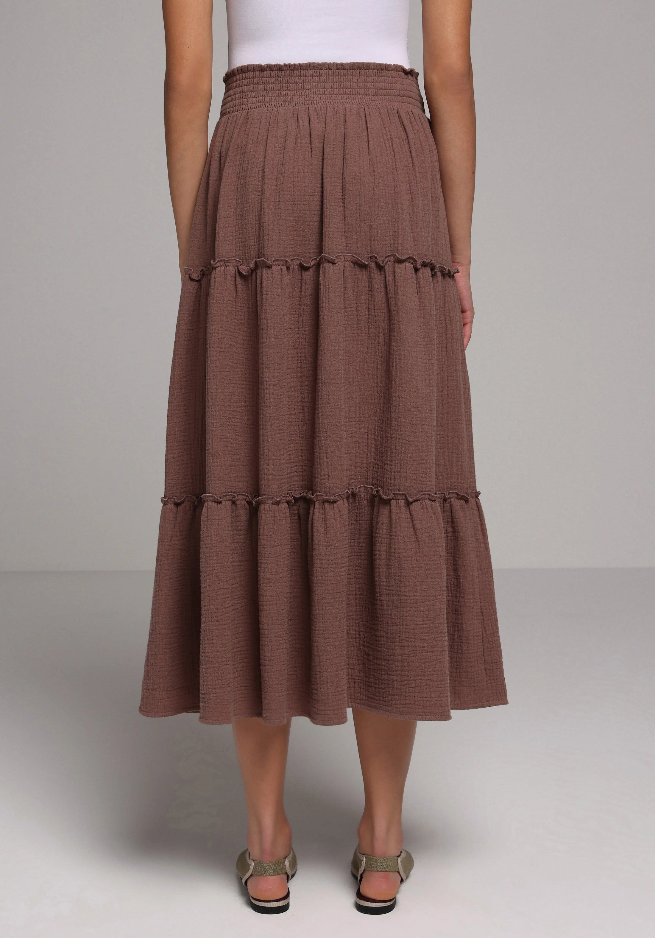 DOKUMA ALT KADIN ETEK Maxi Length