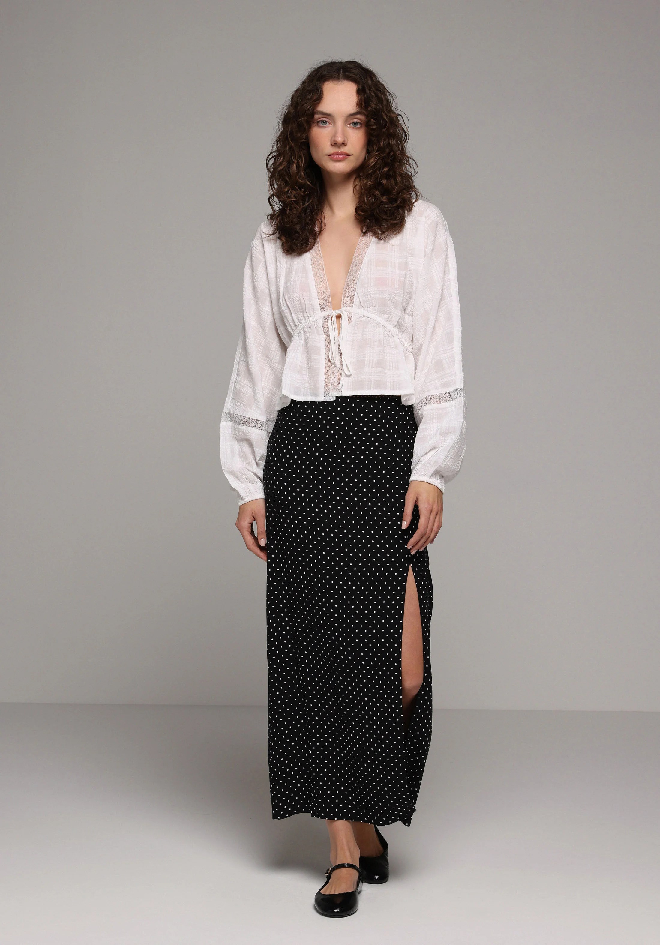 DOKUMA ALT KADIN ETEK Maxi Length