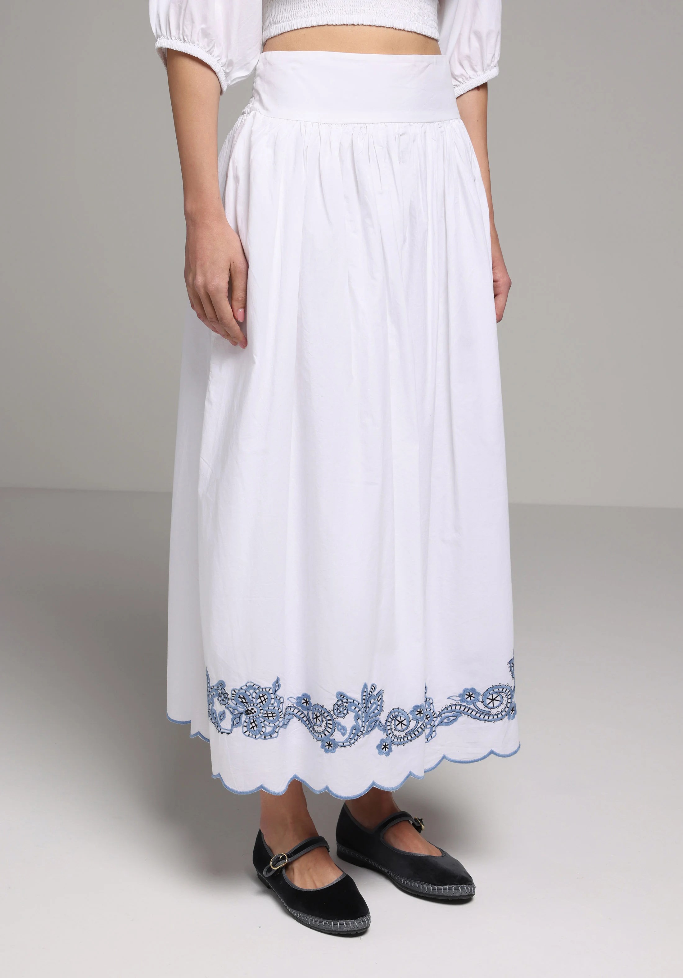 DOKUMA ALT KADIN ETEK Maxi Length