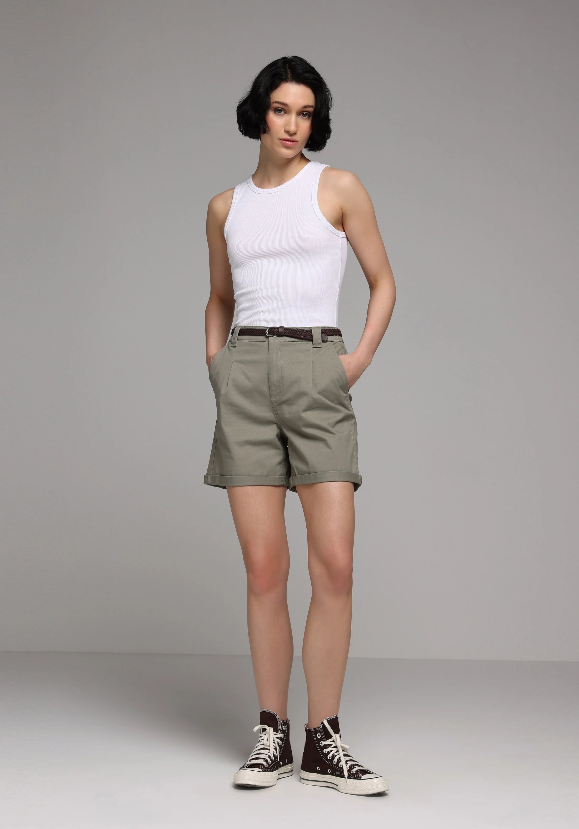 DOKUMA ALT KADIN ŞORT Regular Fit