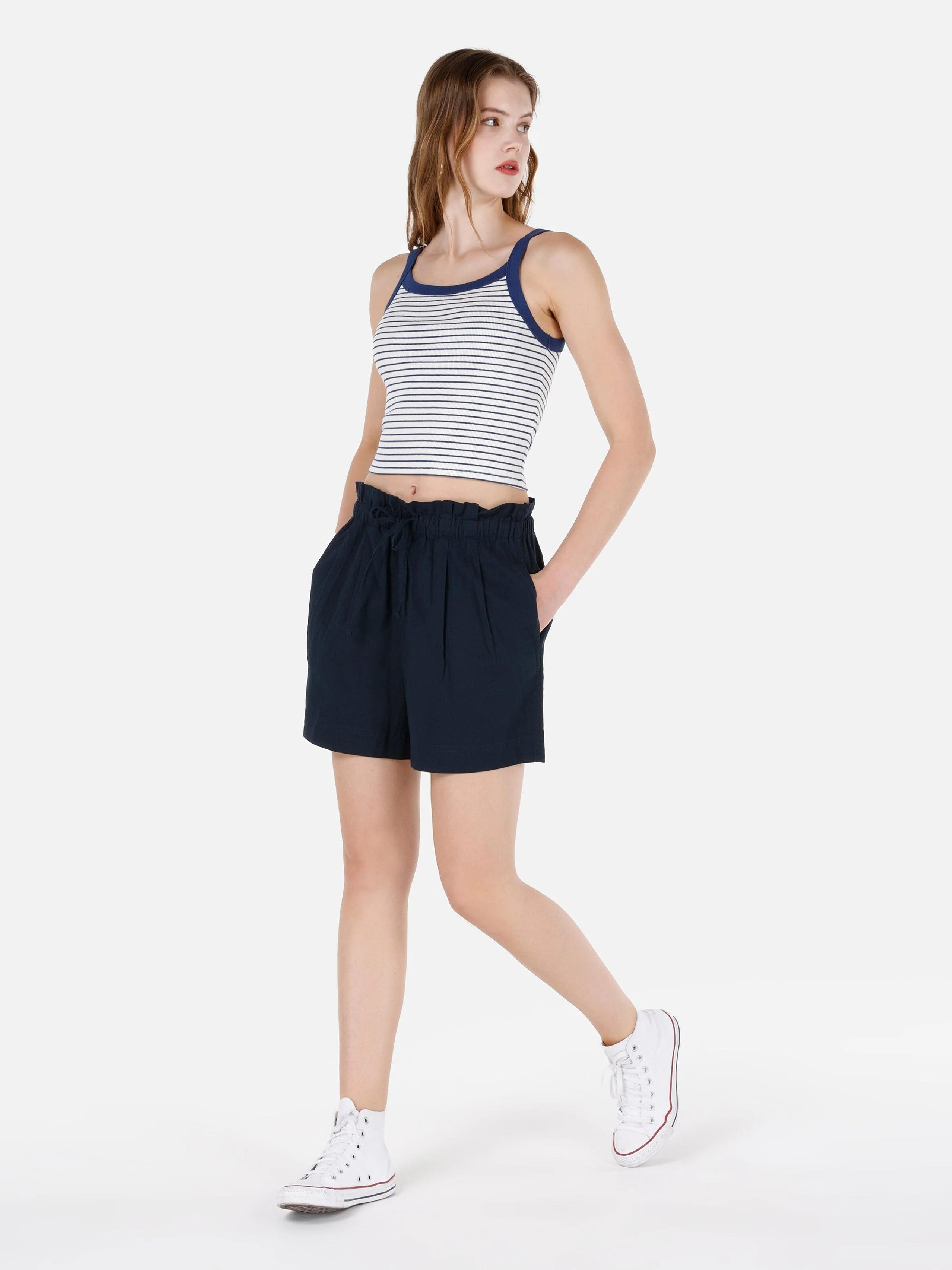 DOKUMA ALT KADIN ŞORT Regular Fit