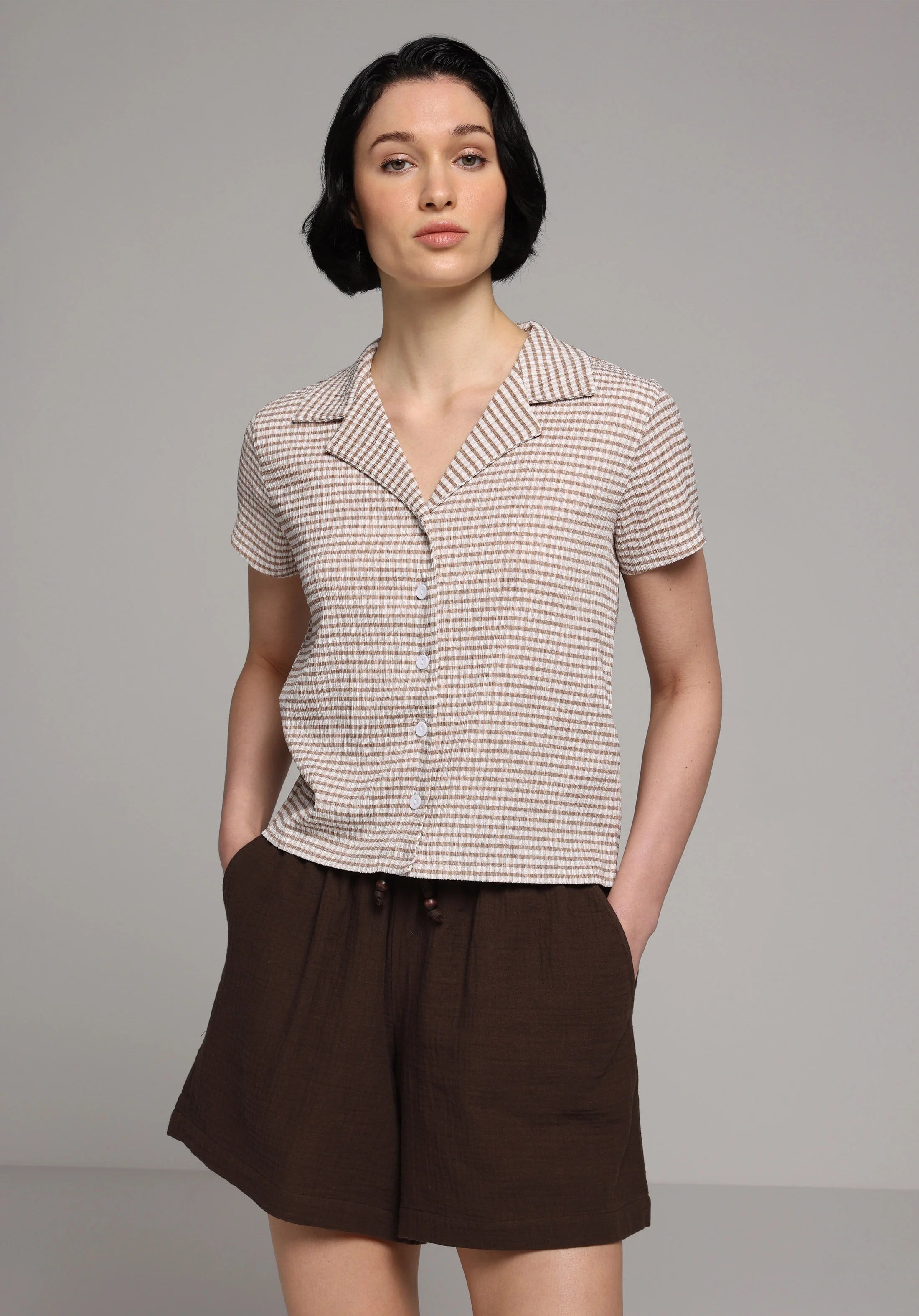 DOKUMA ALT KADIN ŞORT Regular Fit