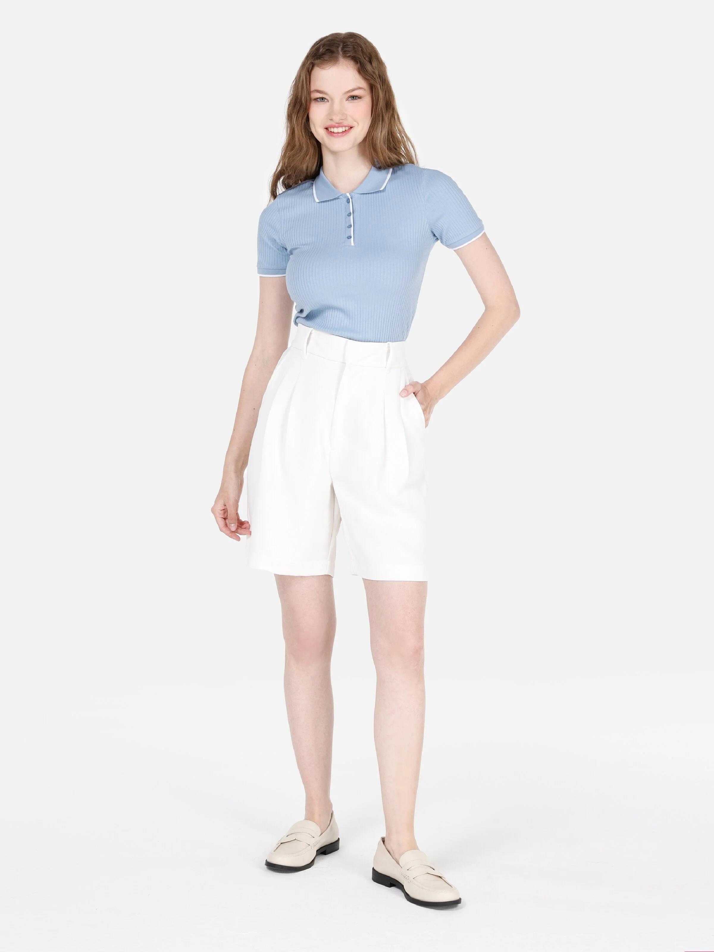 DOKUMA ALT KADIN ŞORT Regular Fit