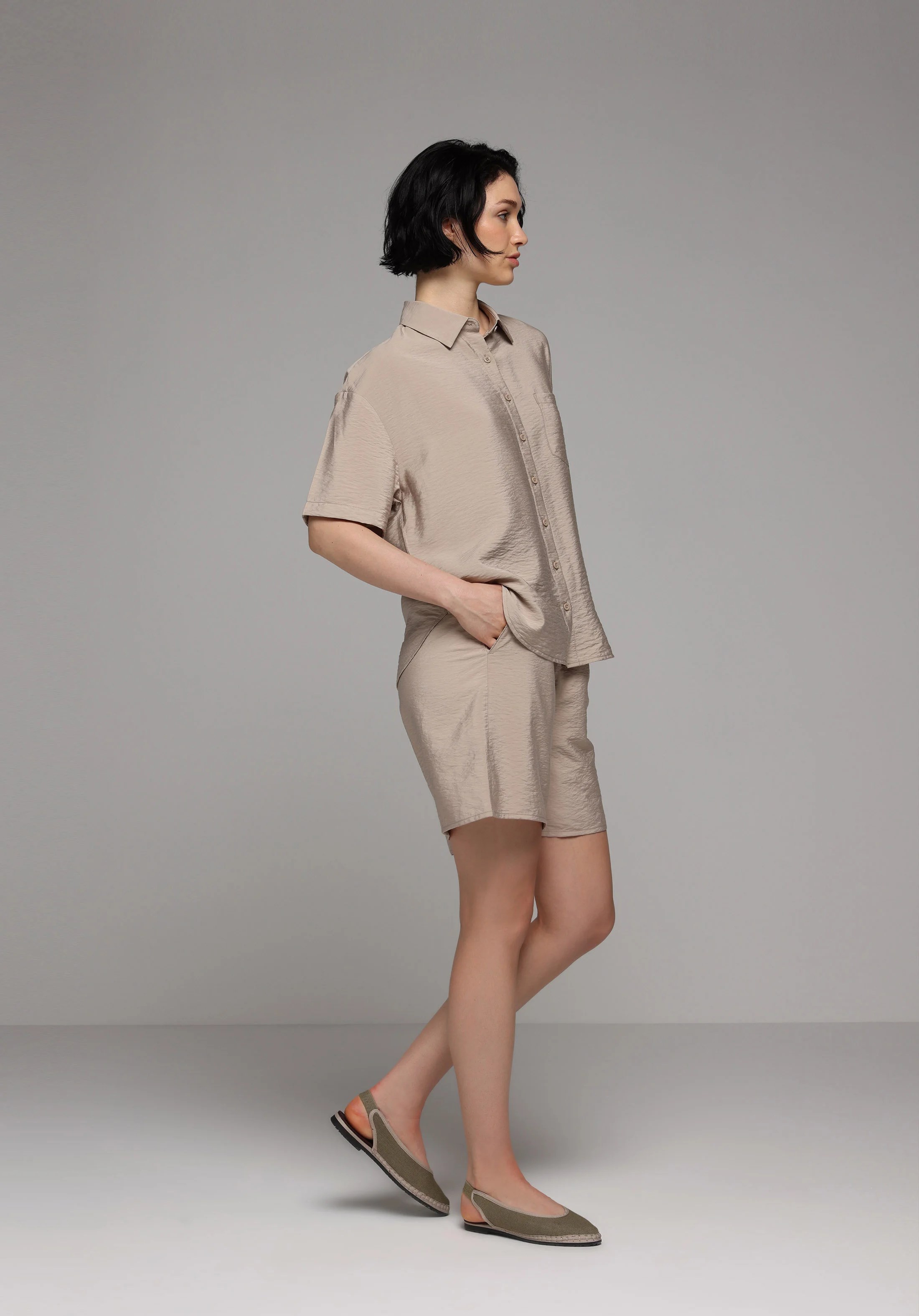 DOKUMA ALT KADIN ŞORT Regular Fit