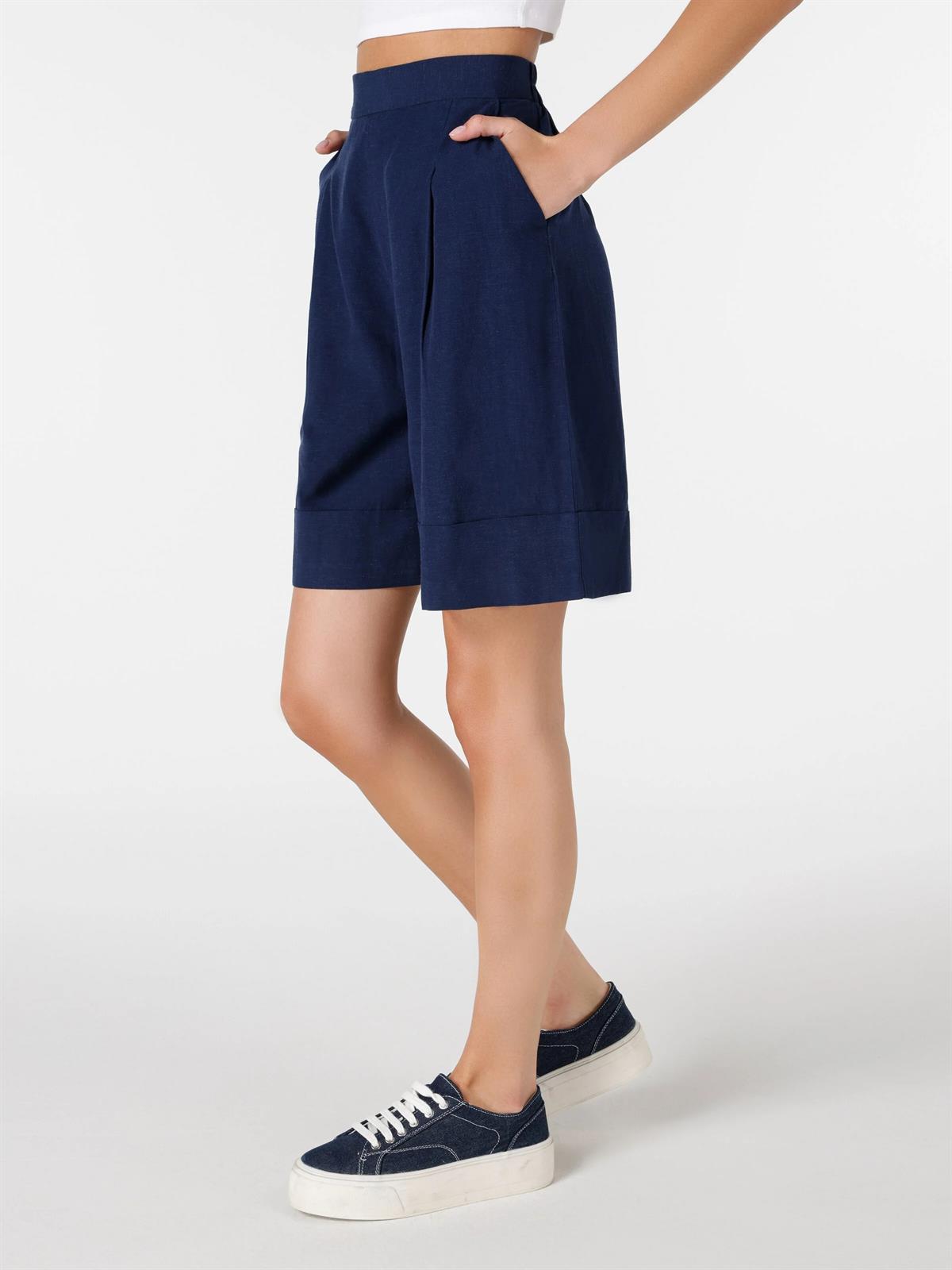 DOKUMA ALT KADIN ŞORT Regular Fit