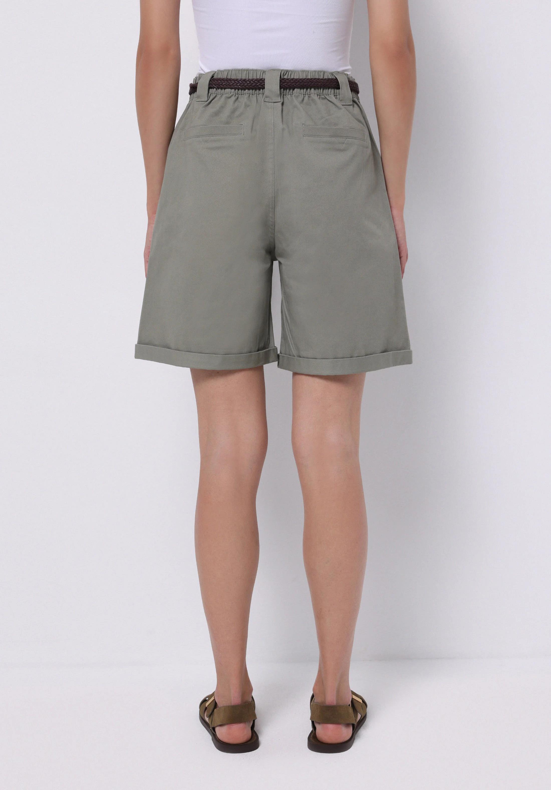 DOKUMA ALT KADIN ŞORT Slim Fit