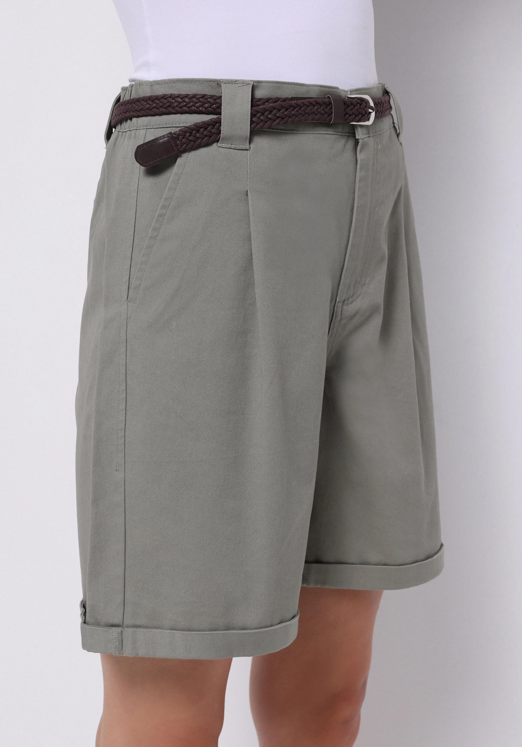 DOKUMA ALT KADIN ŞORT Slim Fit