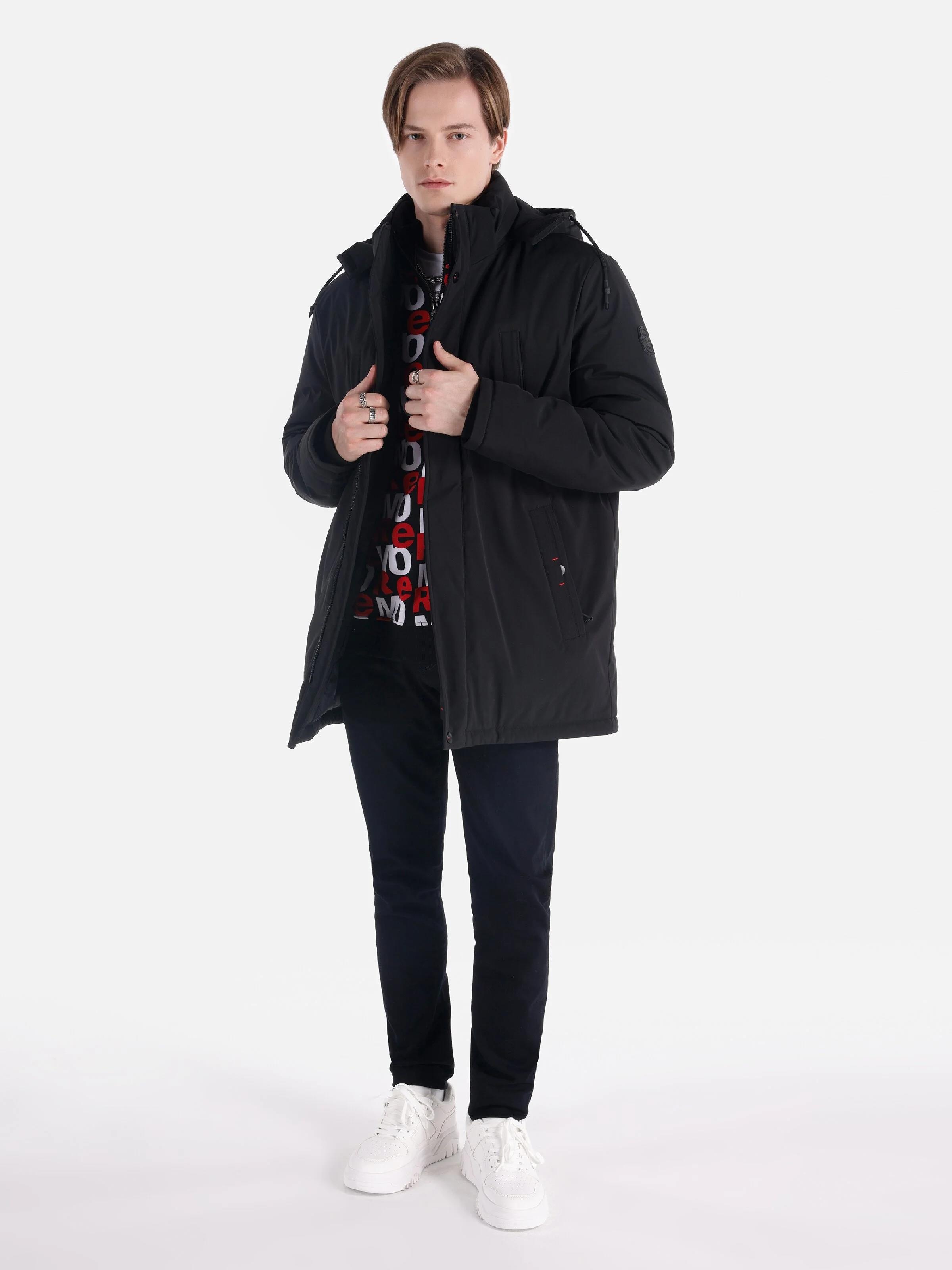 DOKUMA DIŞ ERKEK MONT  Regular Fit