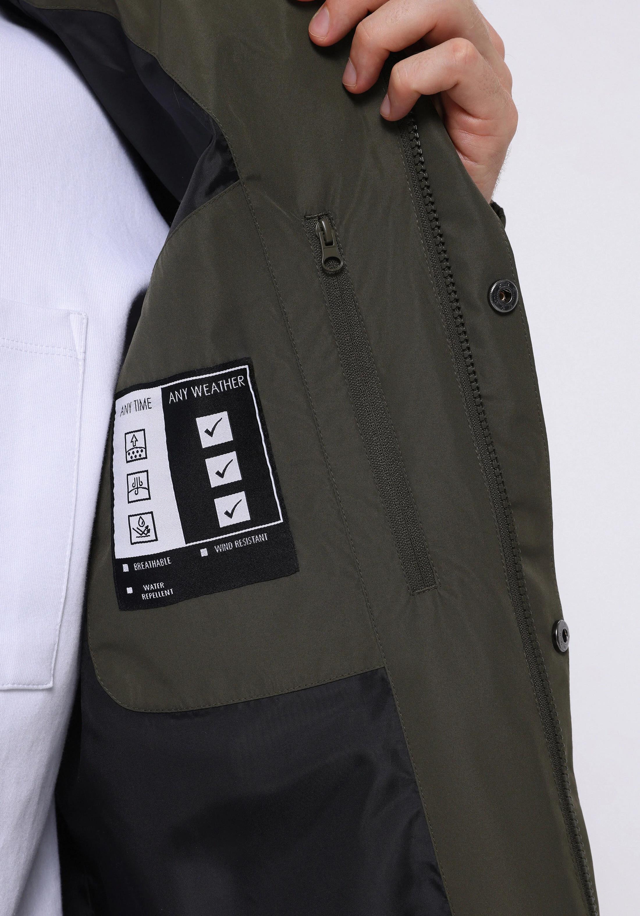 DOKUMA DIŞ ERKEK YAĞMURLUK Regular Fit