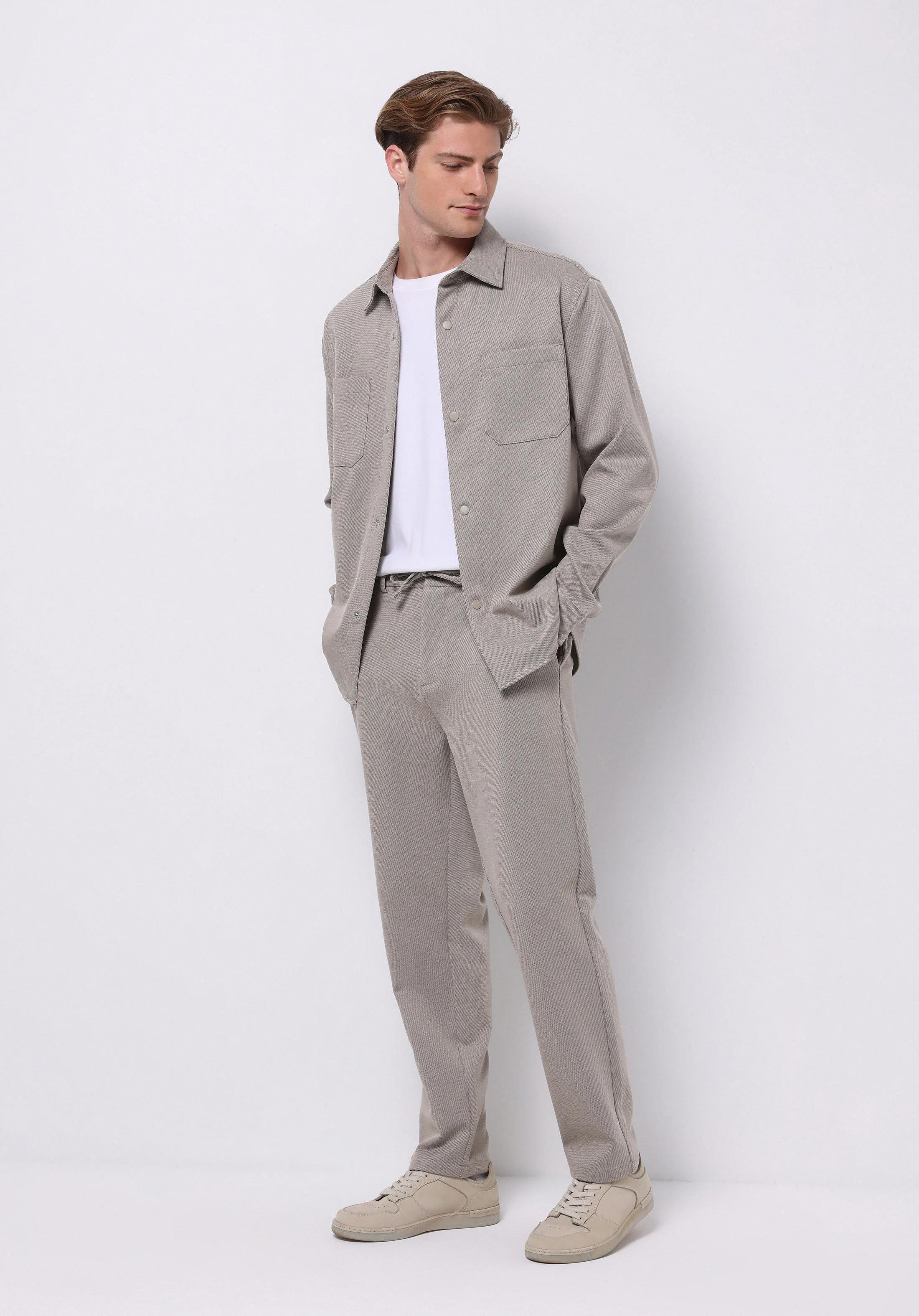 DOKUMA ÜST ERKEK SHACKET Regular Fit