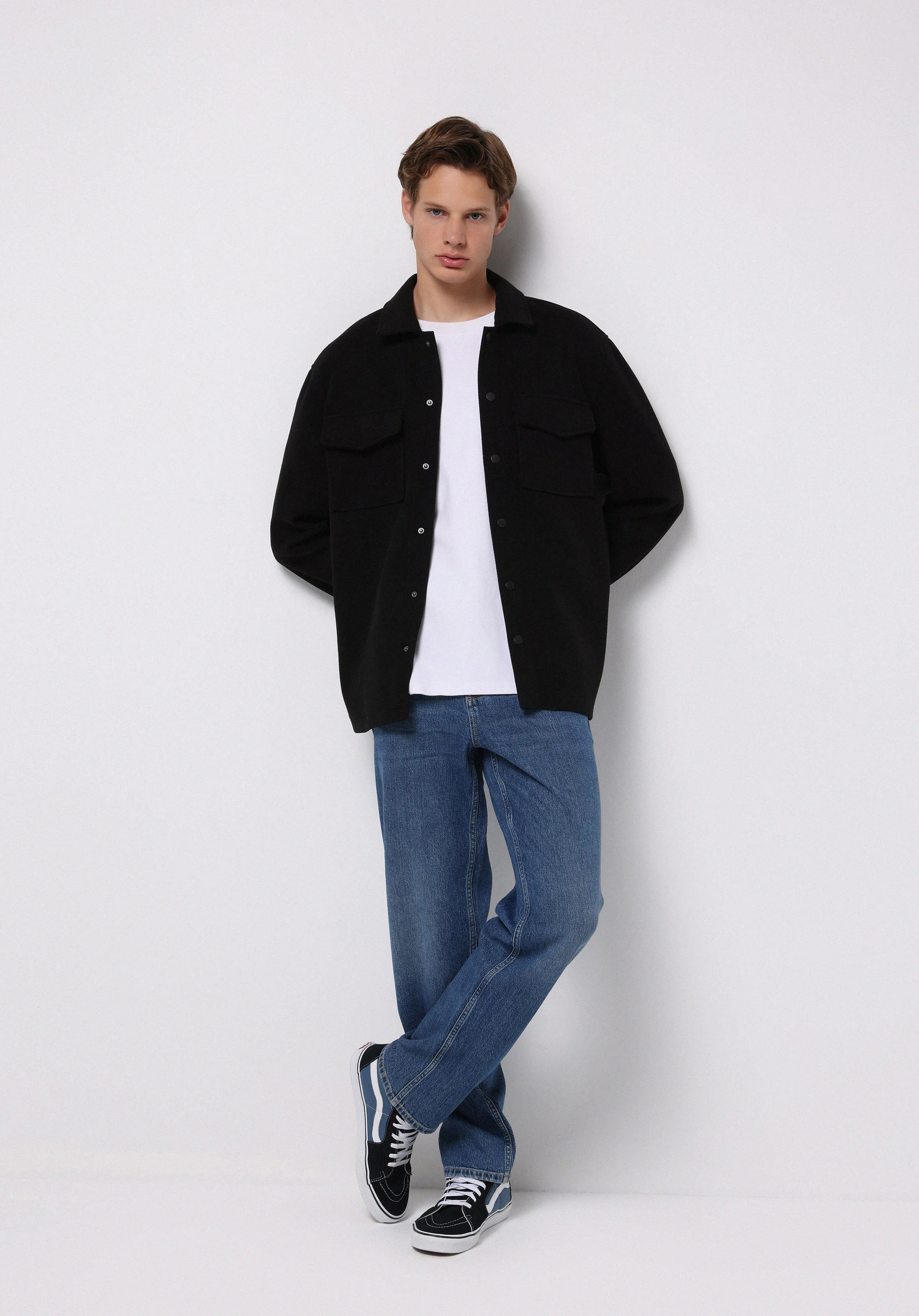 DOKUMA ÜST ERKEK SHACKET Regular Fit