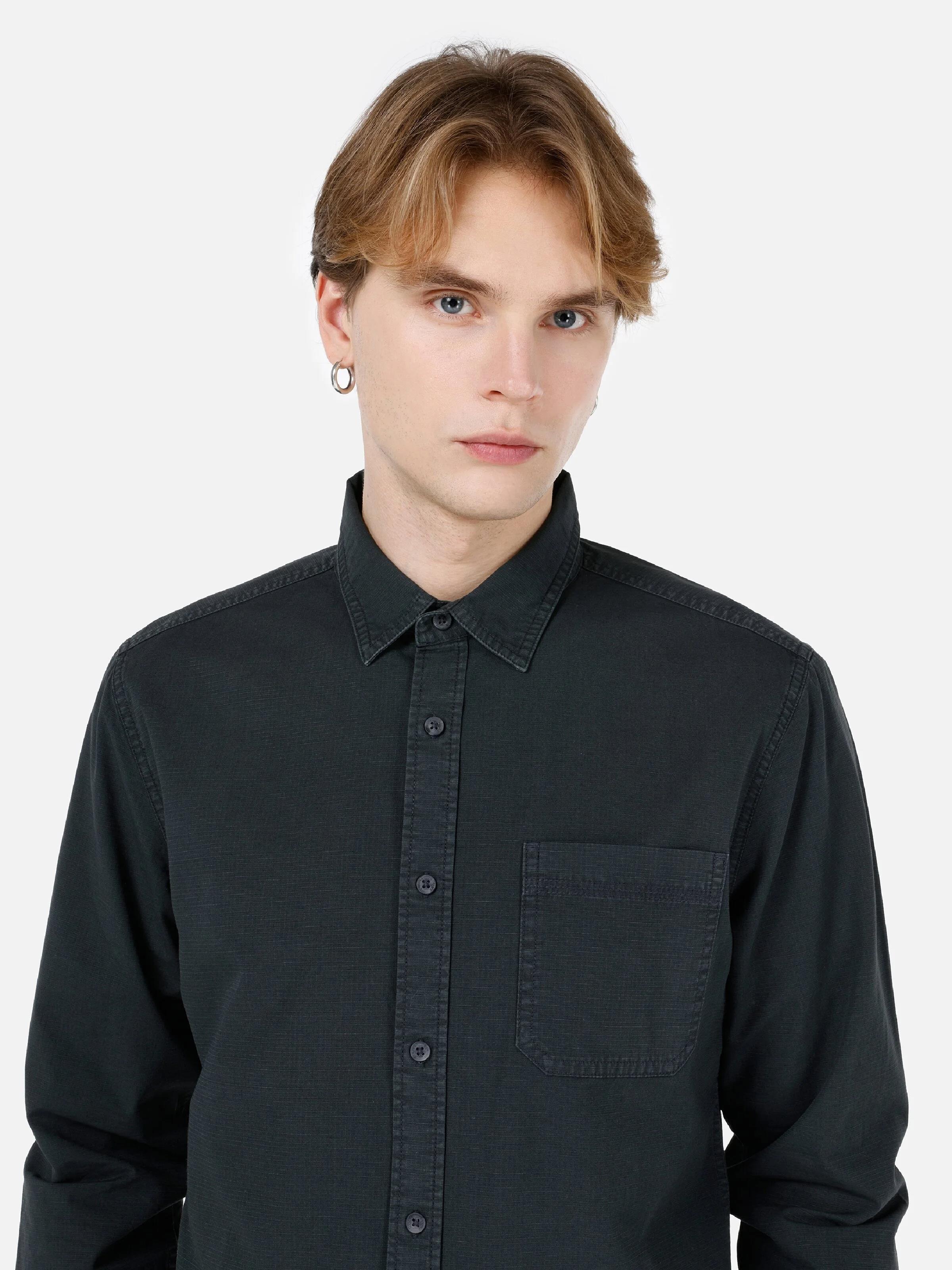 DOKUMA ÜST ERKEK UZUN KOL GÖMLEK Slim Fit