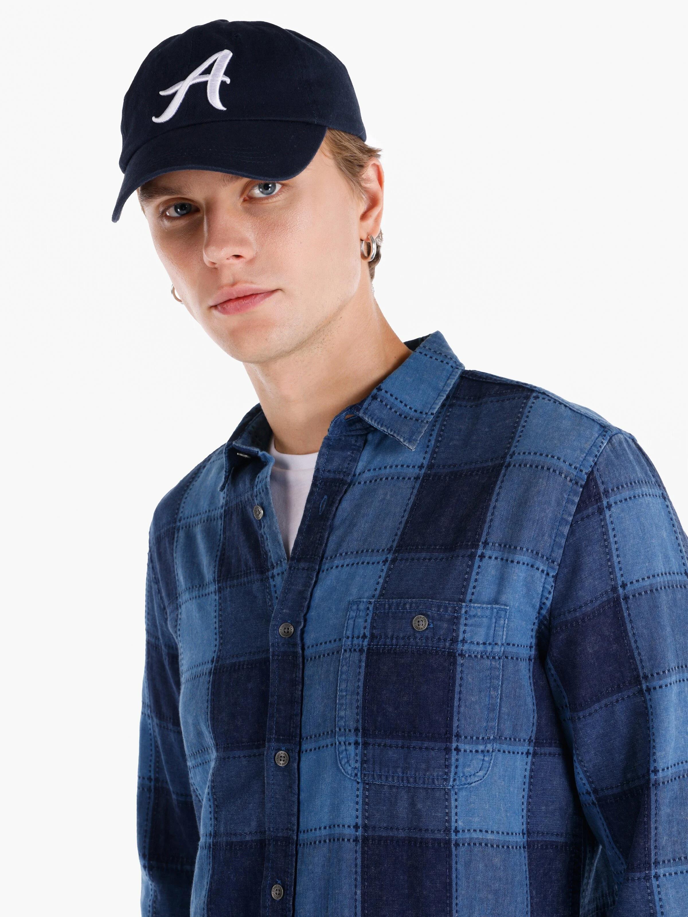DOKUMA ÜST ERKEK UZUN KOL GÖMLEK Slim Fit