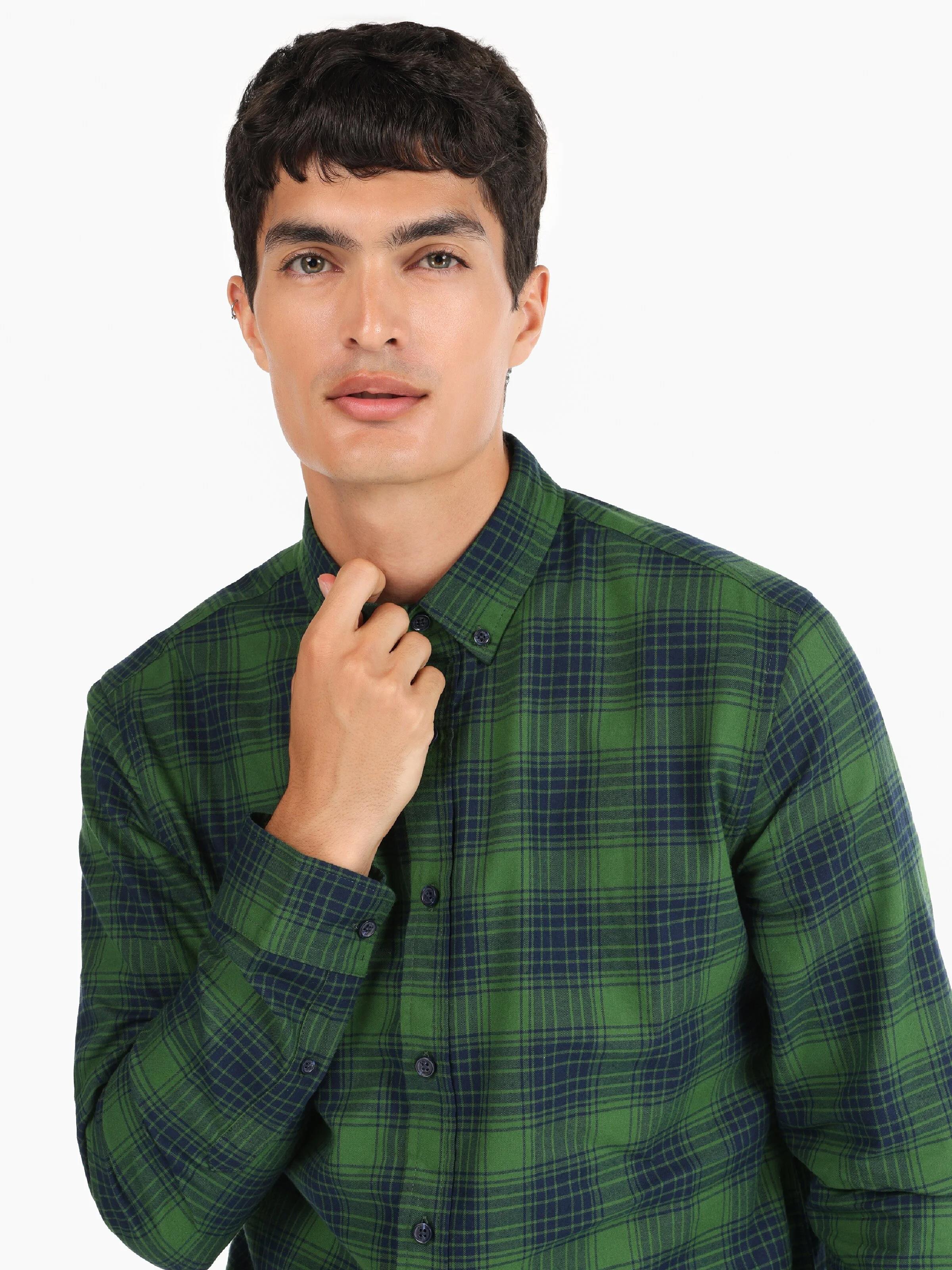DOKUMA ÜST ERKEK UZUN KOL GÖMLEK Slim Fit