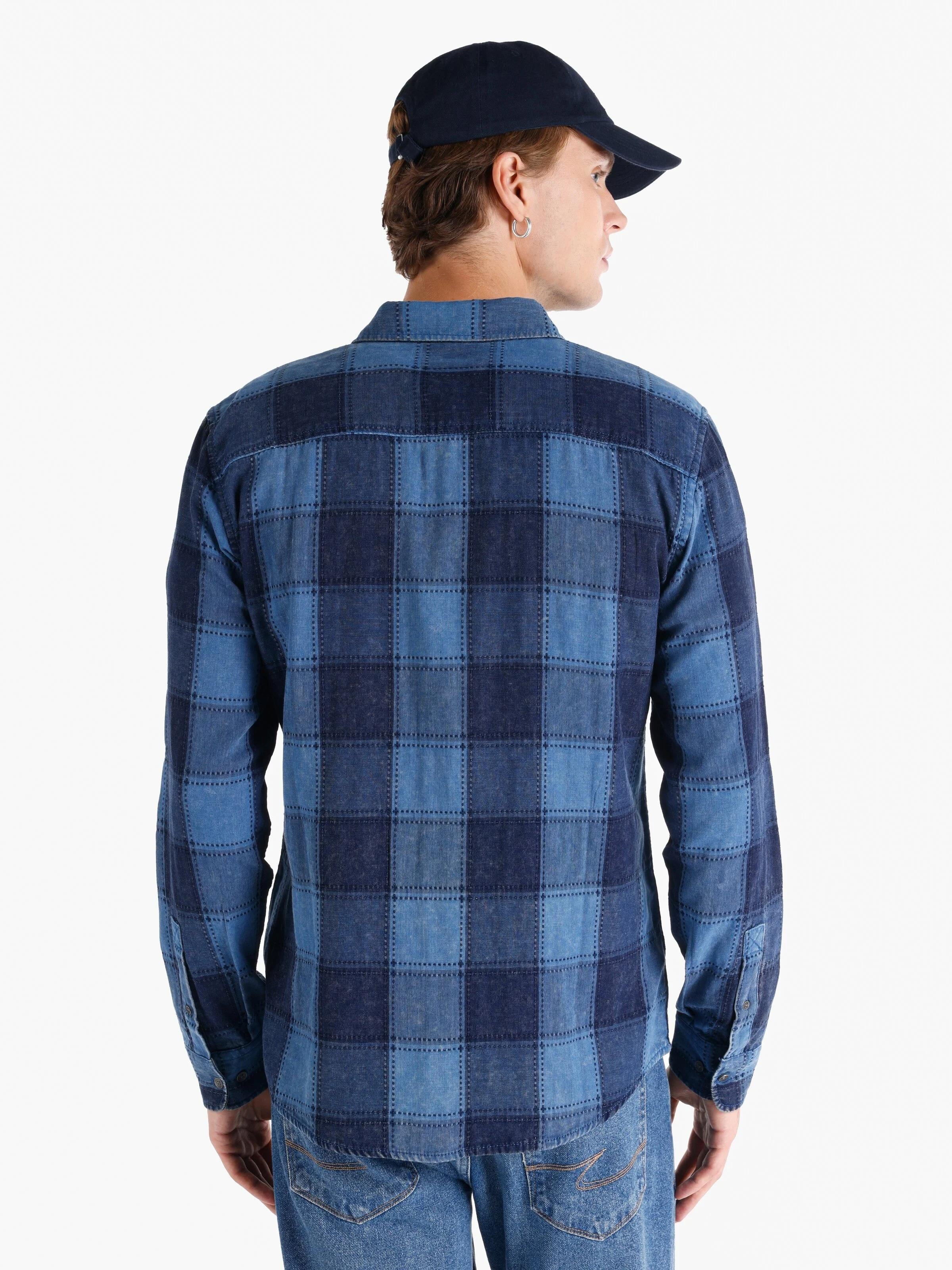 DOKUMA ÜST ERKEK UZUN KOL GÖMLEK Slim Fit