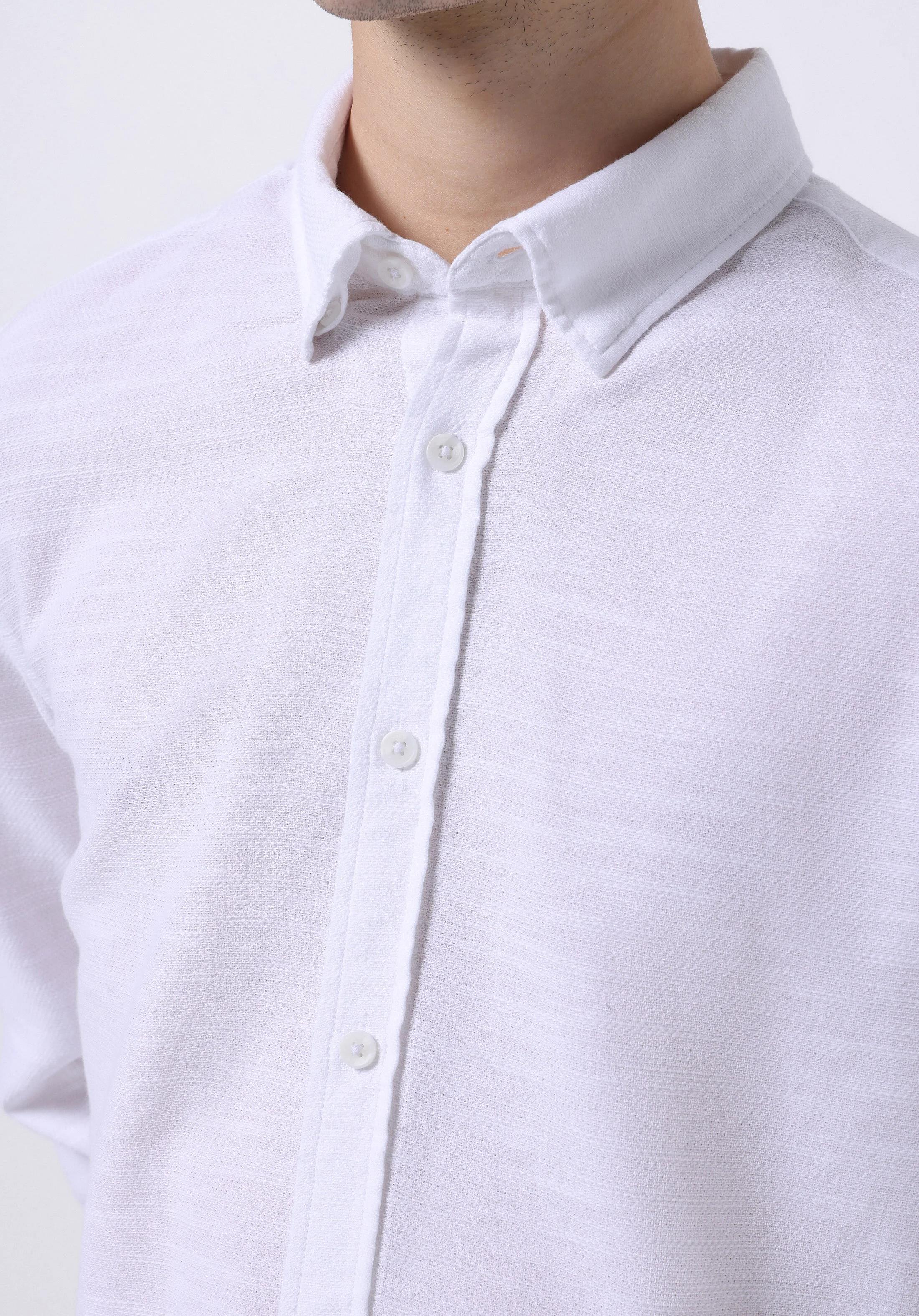 DOKUMA ÜST ERKEK UZUN KOL GÖMLEK Slim Fit