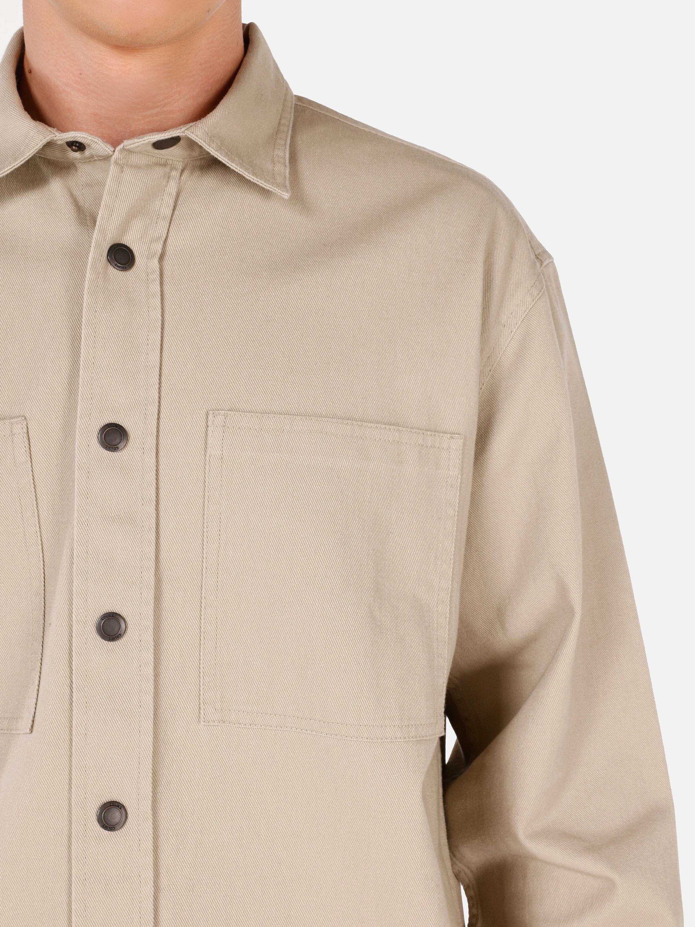 DOKUMA ÜST ERKEK UZUN KOL GÖMLEK Slim Fit