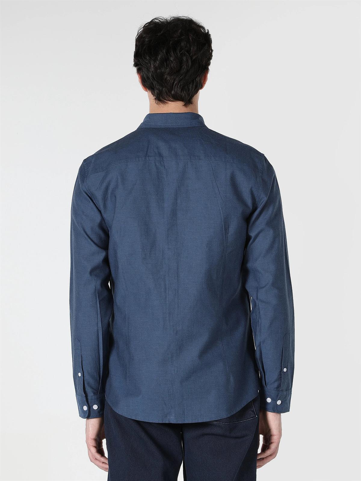 DOKUMA ÜST ERKEK UZUN KOL GÖMLEK Slim Fit