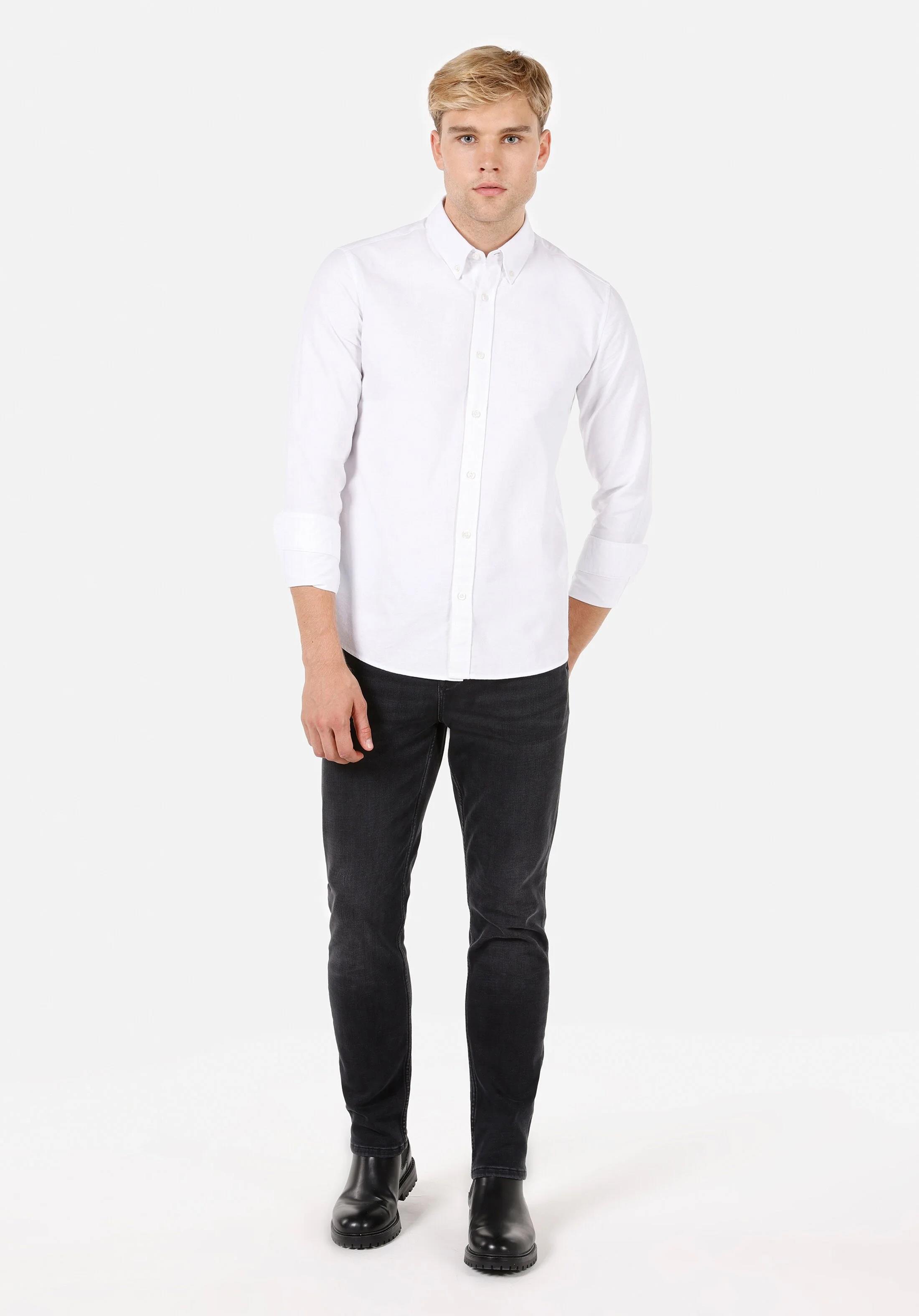 DOKUMA ÜST ERKEK UZUN KOL GÖMLEK Slim Fit