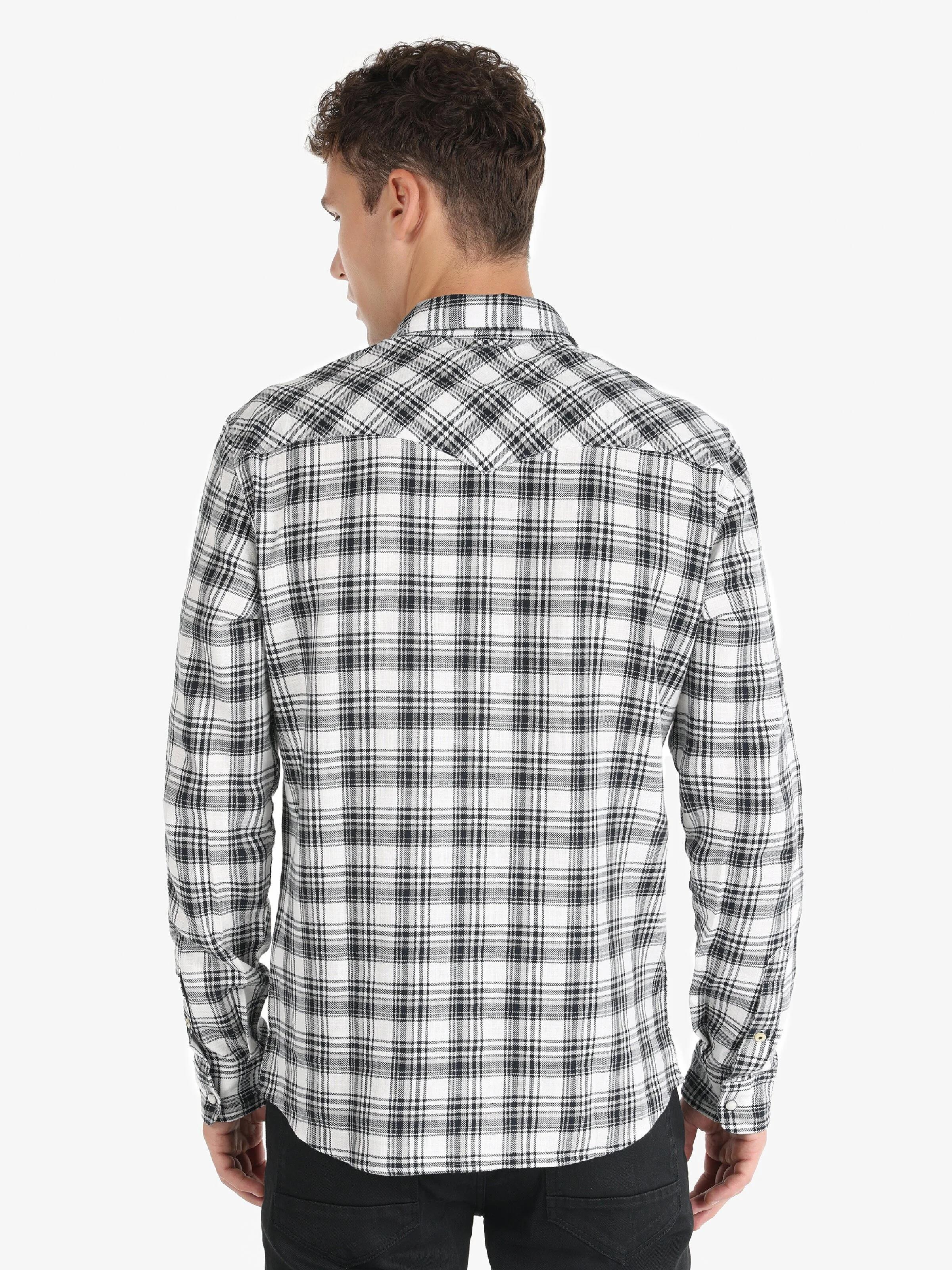 DOKUMA ÜST ERKEK UZUN KOL GÖMLEK Slim Fit